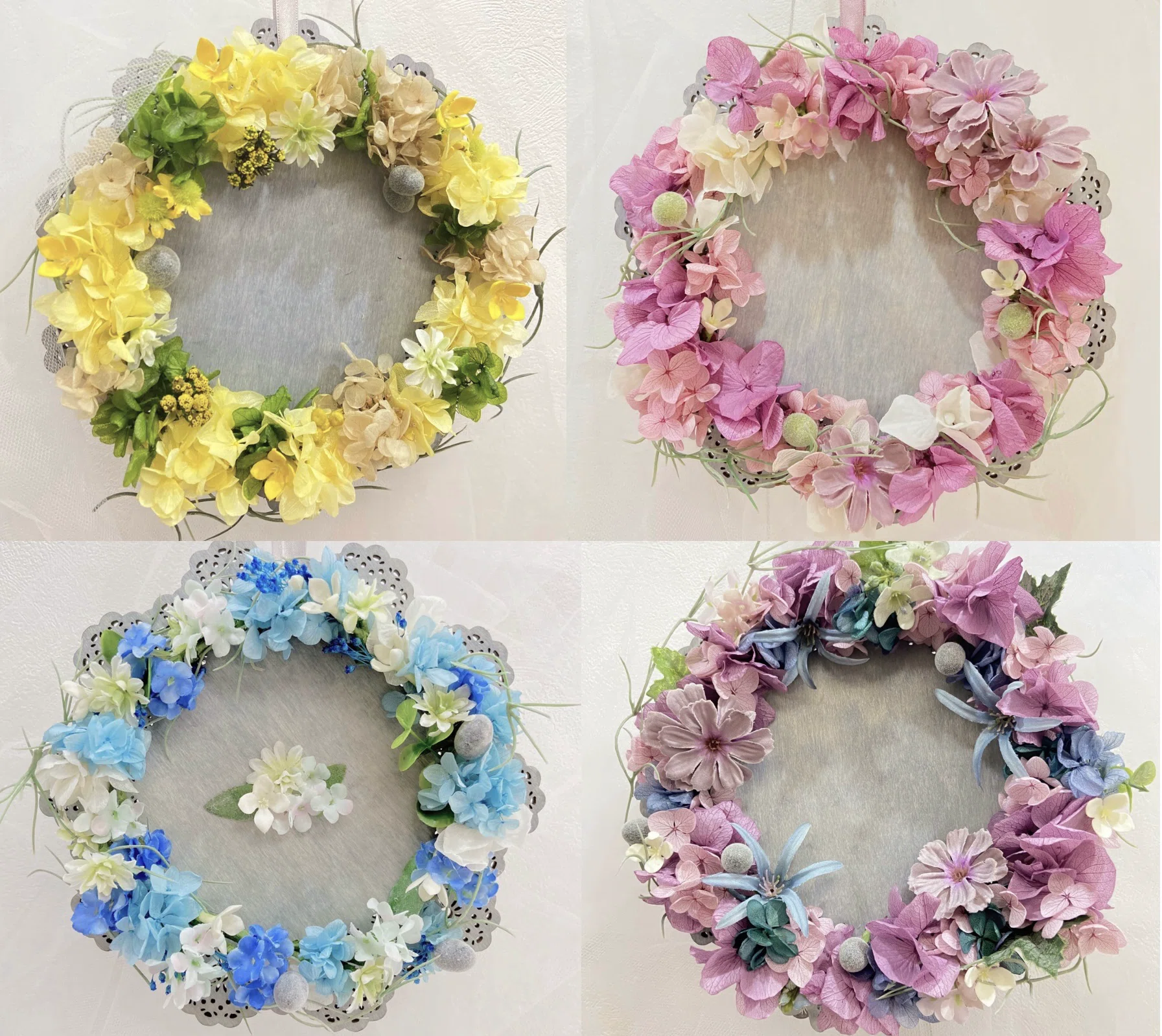 フラワー・リース 8 花音のFlower Album #008 ｜プリザーブド＆アーティフィシャルで楽しむ