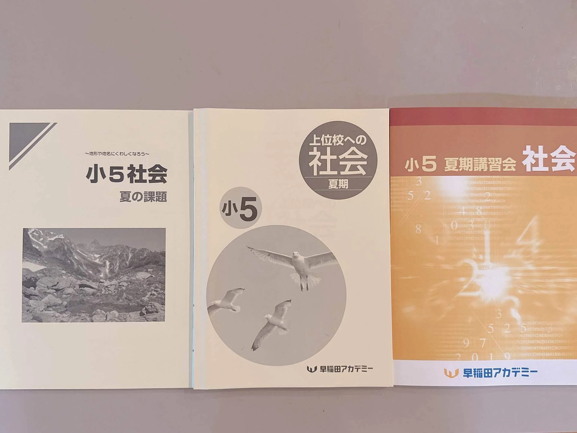 中受日記 夏期講習テキスト、全部で14冊でした…｜泣いて笑って本気受験