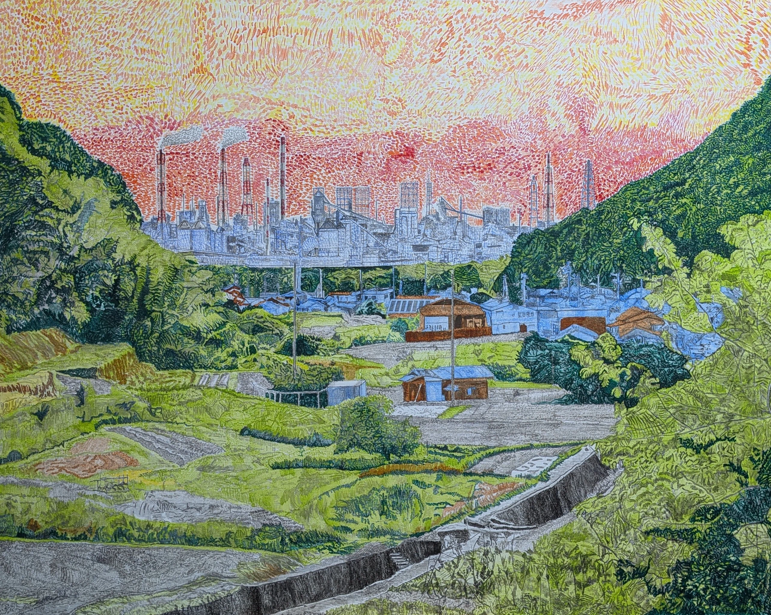 Step63】「交錯」油彩画｜瑞島 魁祐（みずしま かいゆう）