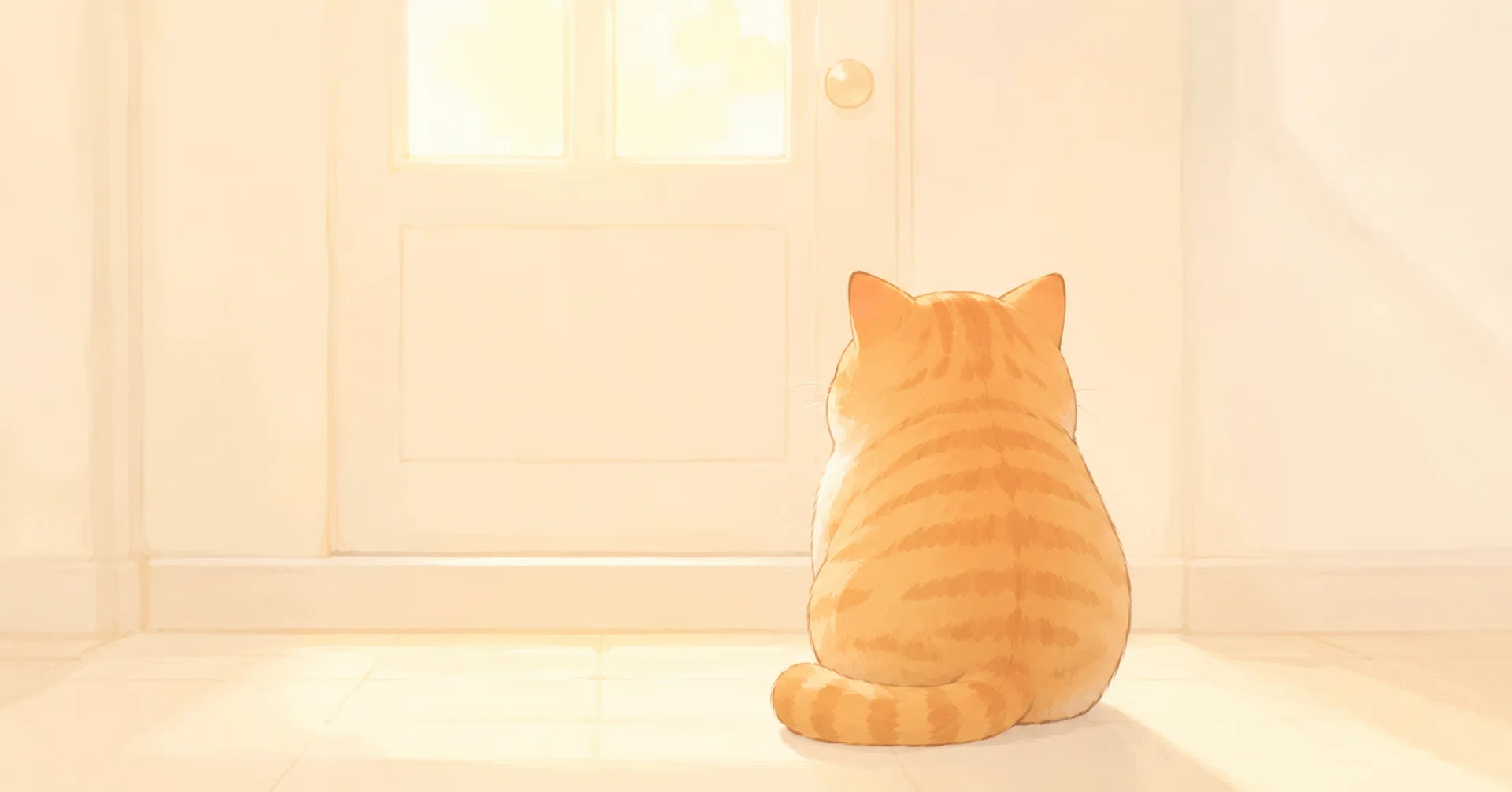 茶トラ猫（お手数おかけしたため少しお値引きいたしました） 茶トラ猫だけが、何も知らずにいてくれる｜はったん