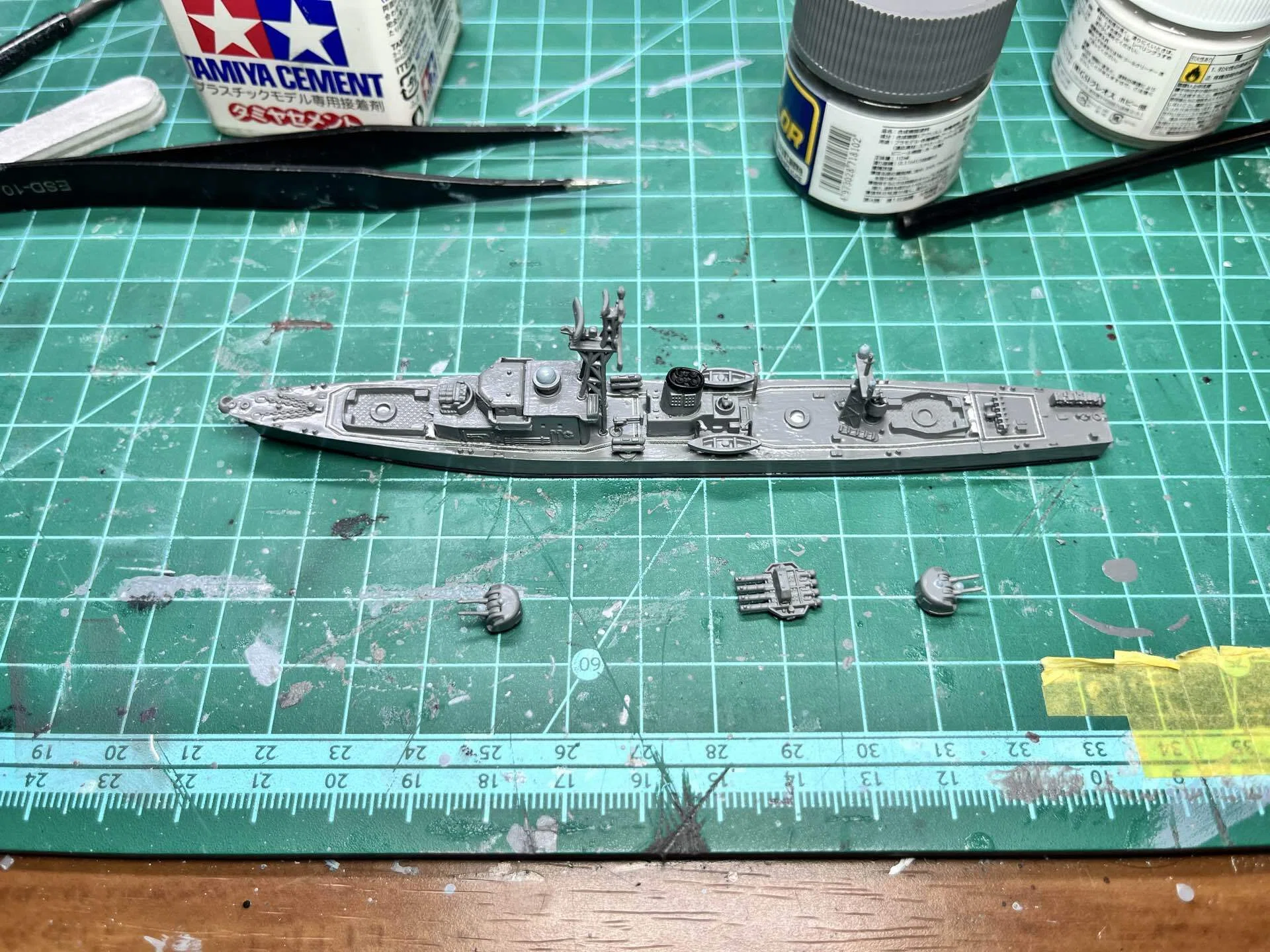 Ship Model] 1/700 JMSDF DE-214: Ooi (6)｜神聖大日本帝國 1/700 艦船