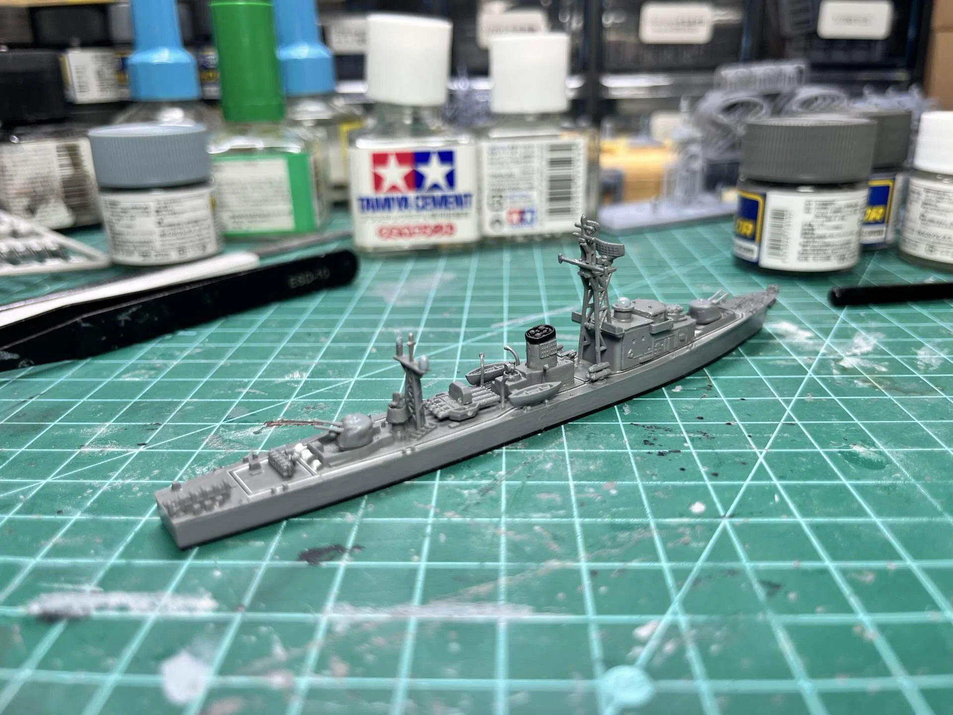 Ship Model] 1/700 JMSDF DE-214: Ooi (6)｜神聖大日本帝國 1/700 艦船