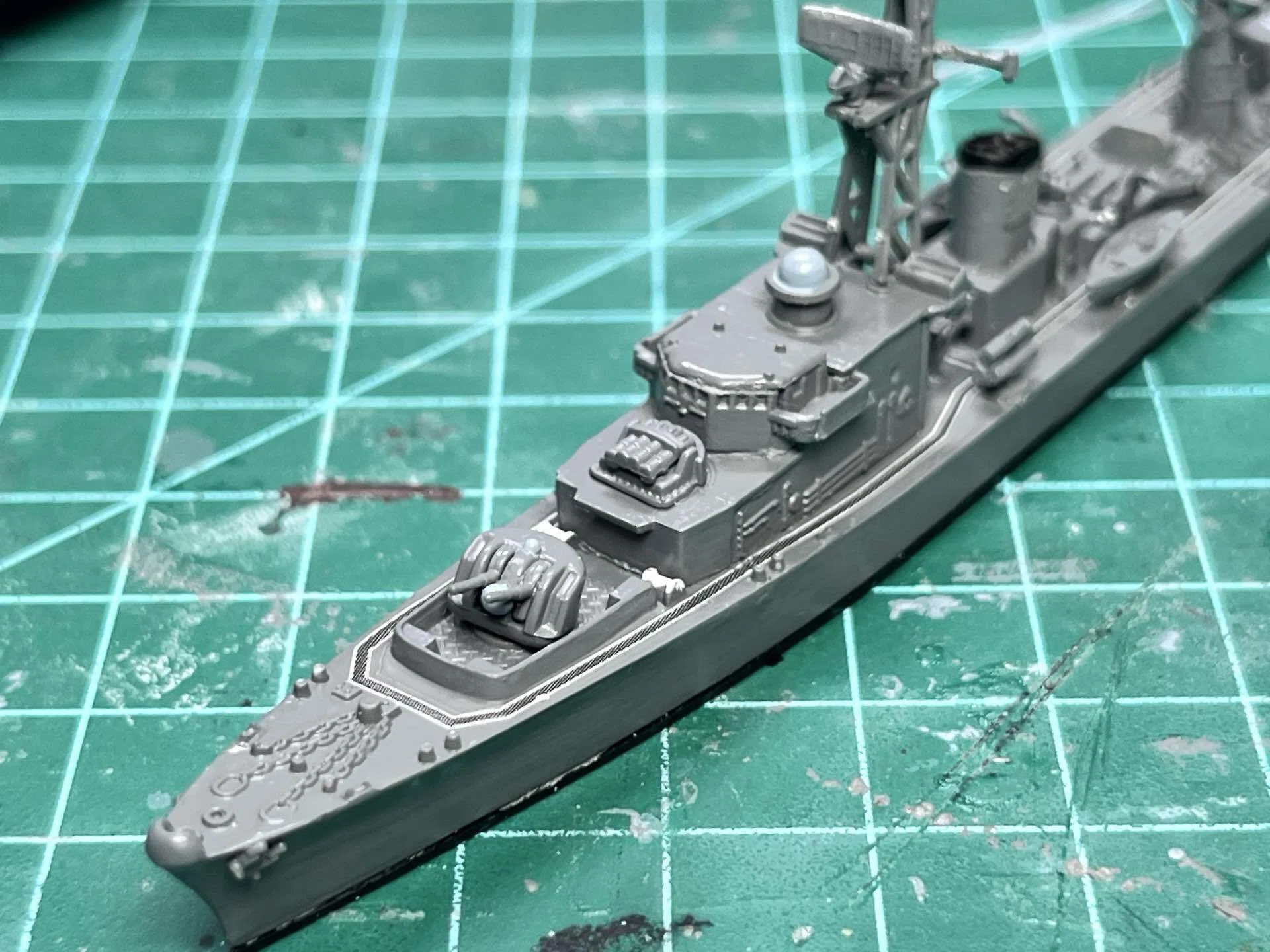 Ship Model] 1/700 JMSDF DE-214: Ooi (6)｜神聖大日本帝國 1/700 艦船
