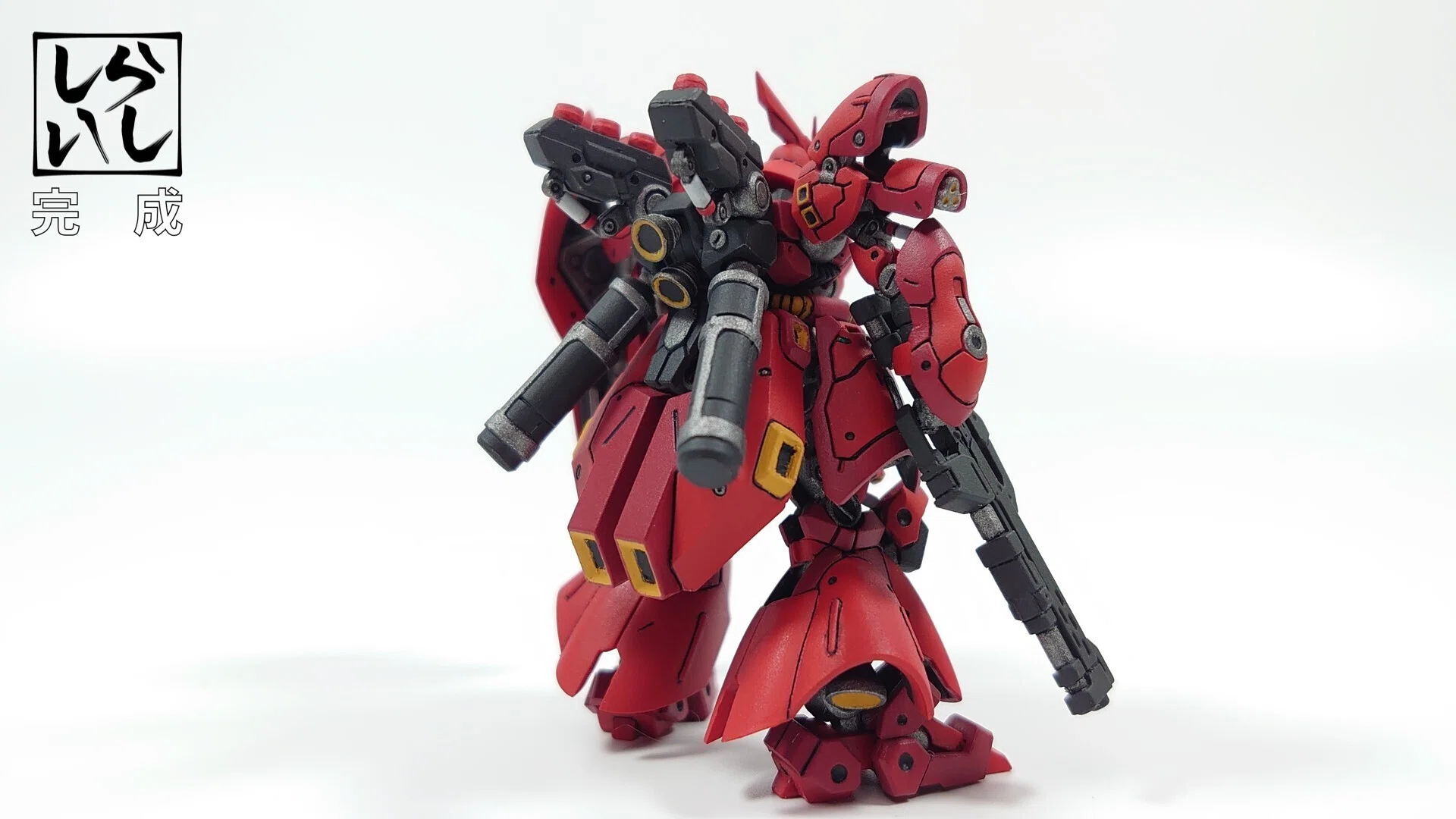 ま*こ様 ガンダムアーティファクト　サザビー完成塗装品 食玩】ガンダムアーティファクト第6弾 サザビーを改造・筆塗り全塗装で