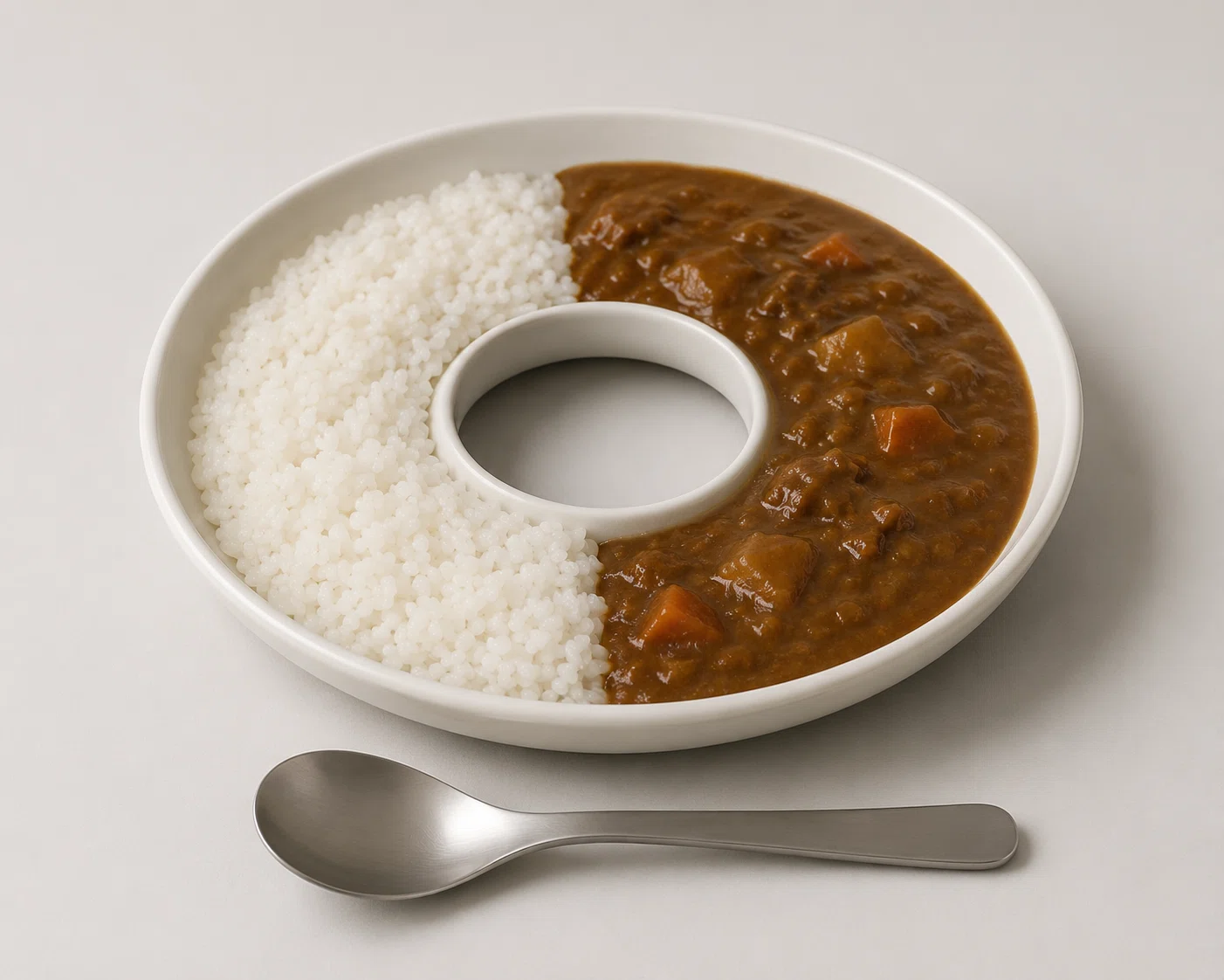 方向を持たないカレー皿｜アキラ荻窪