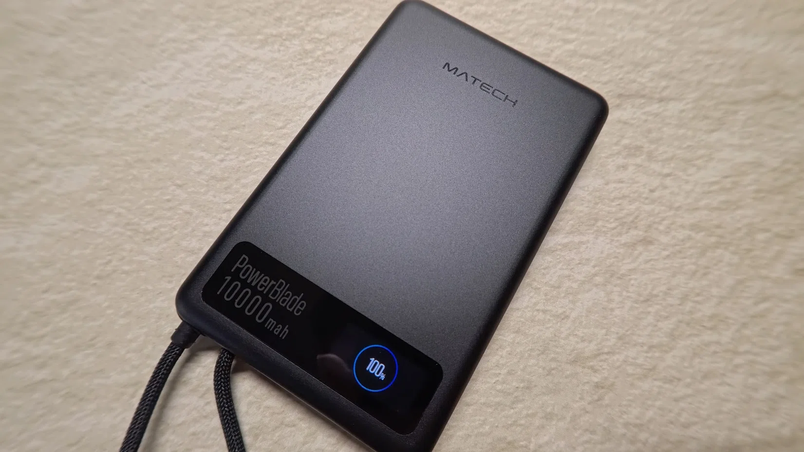 MATECHの半固体電池モバイルバッテリー