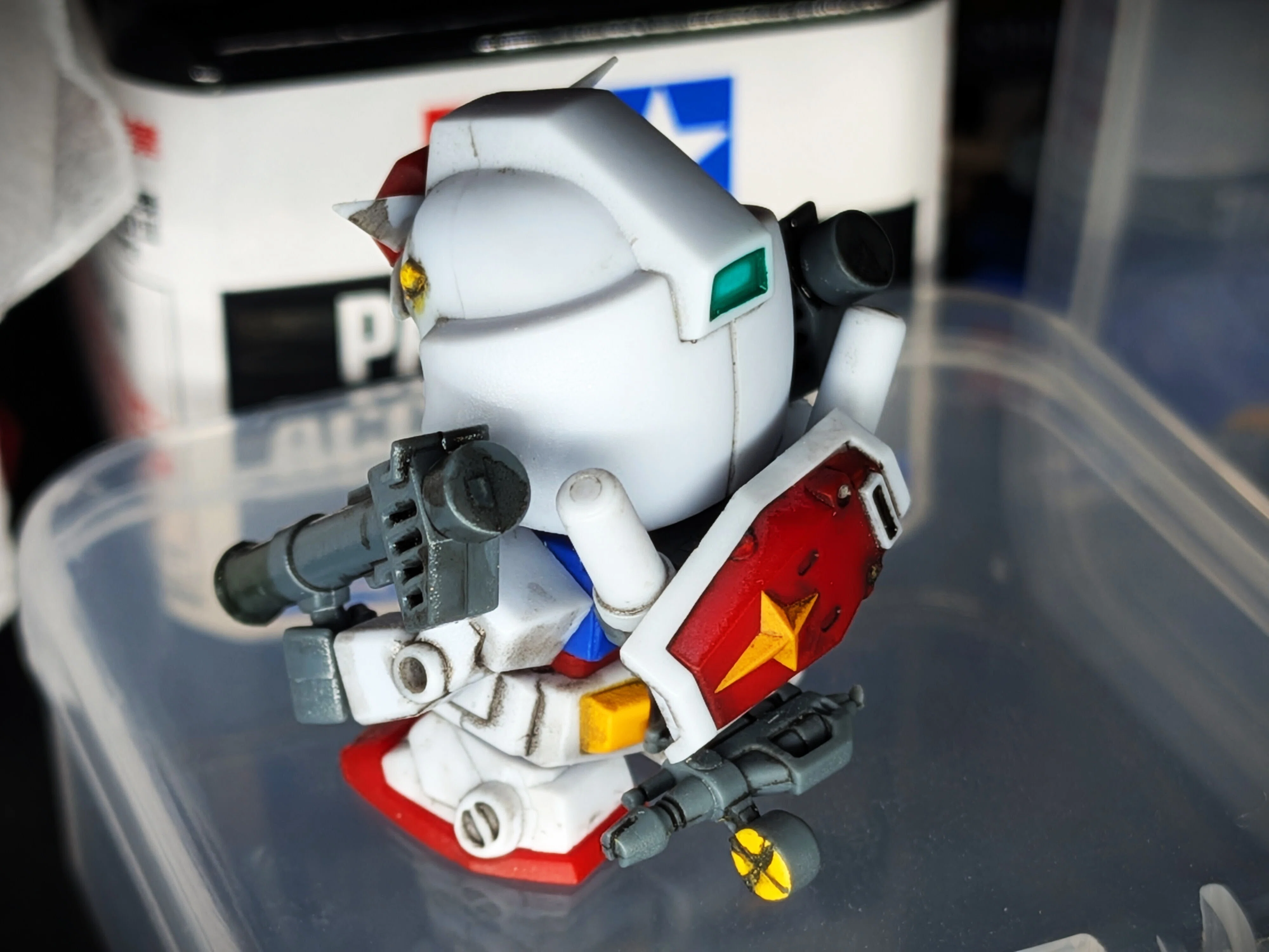 機動戦士ガンダム V作戦ビスケット 7体フルセット【部分塗装・デカール