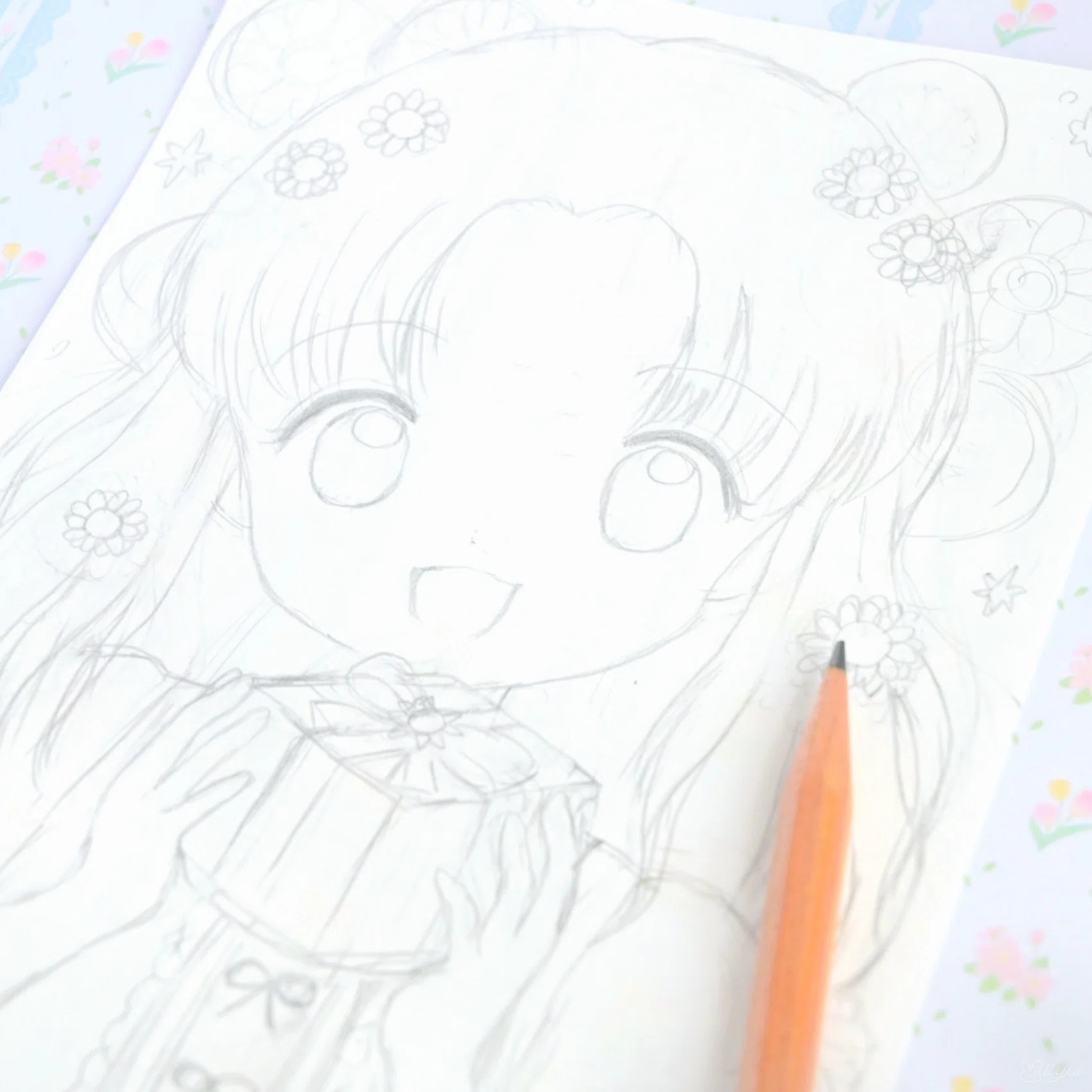 ちょこっと日記】新しいイラスト描いてます｜みいゆ