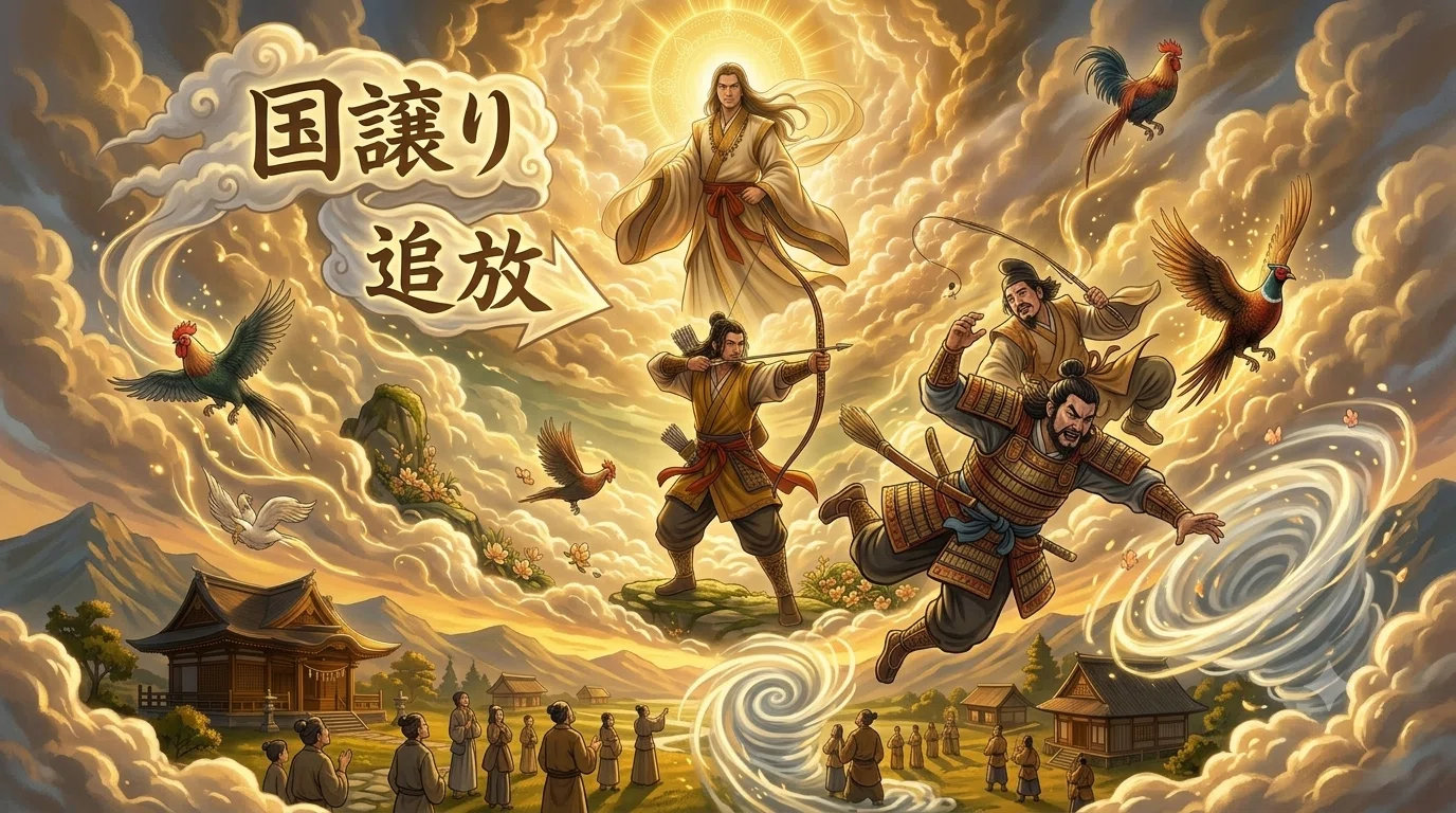 2 地上の神々編 オオクニヌシほか 古事記】天界からの使者と、最後の決戦！オオクニヌシ、涙の国譲りと