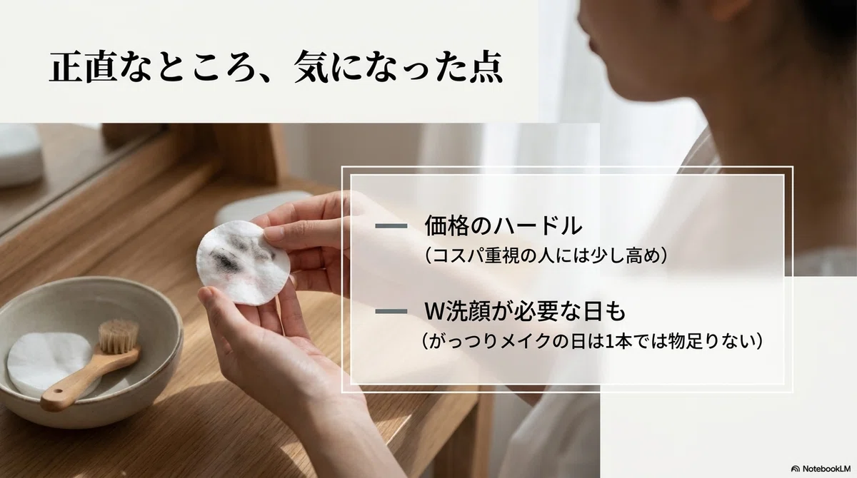 乾燥肌：正直に書く、気になった点の図解
