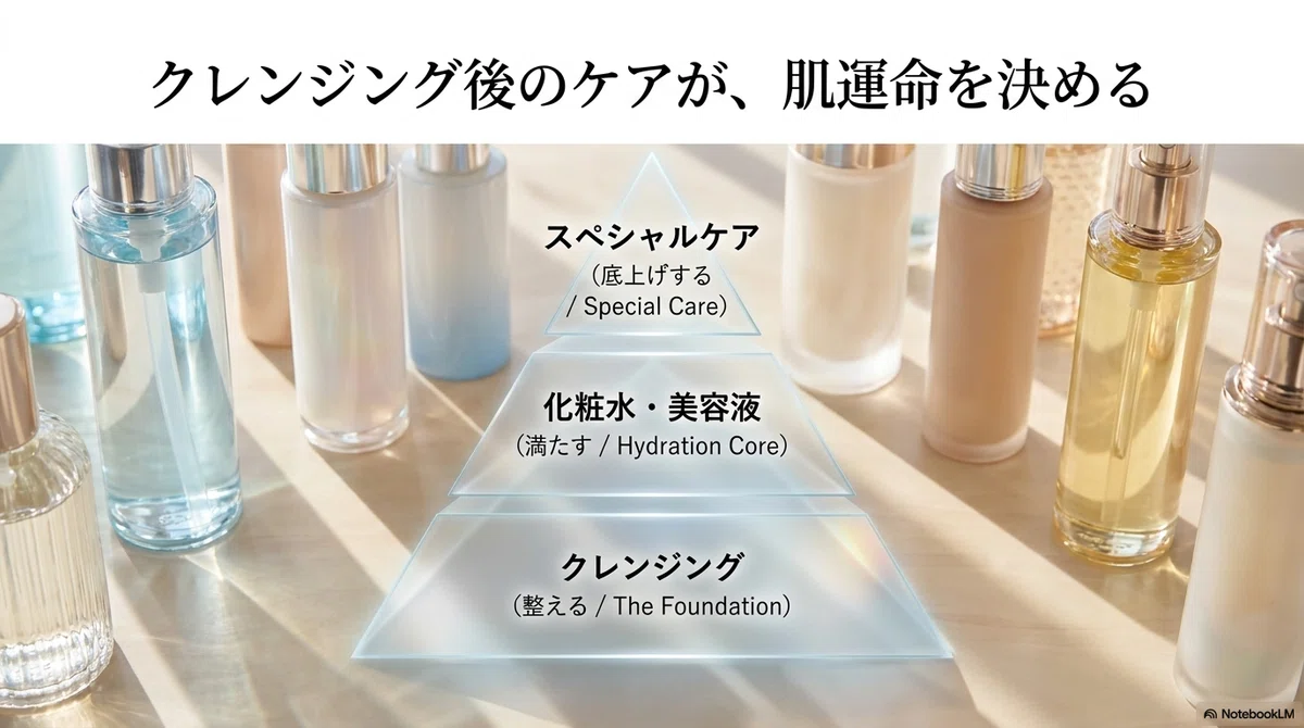 乾燥肌：クレンジング後のケアも一緒に整えたい