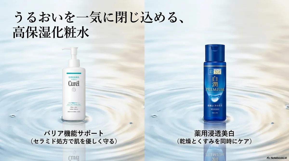 乾燥肌：あわせて使いたい保湿・スキンケアアイテムの図解
