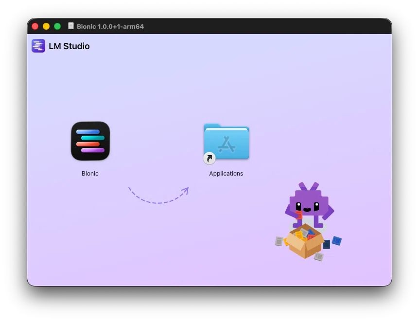 LM Studio Bionic Mac インストール