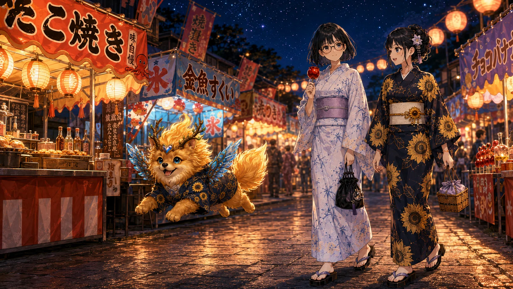 消えた夏祭りの灯りを取り戻せ！【前編】｜向日葵じまにゃん🌻