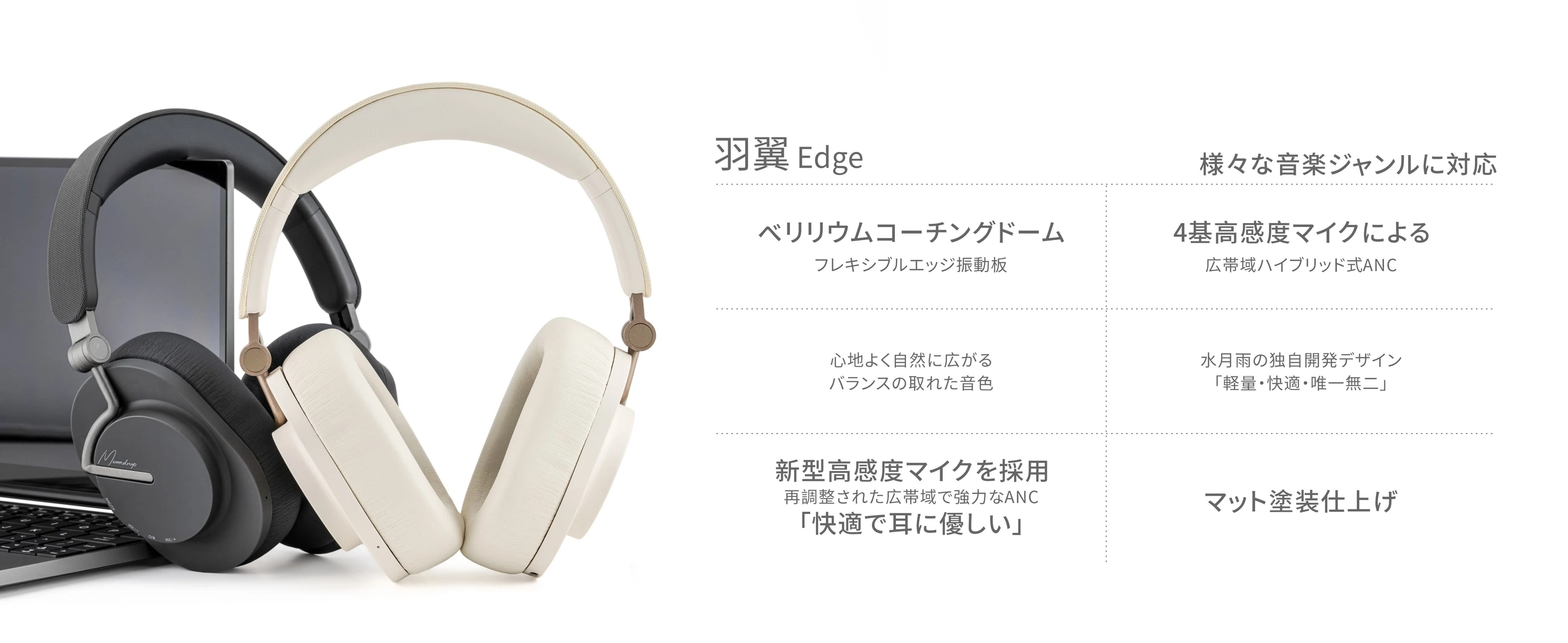 MOONDROP（水月雨） 「羽翼 – Edge」 レビュー】1万円以下の常識を壊す