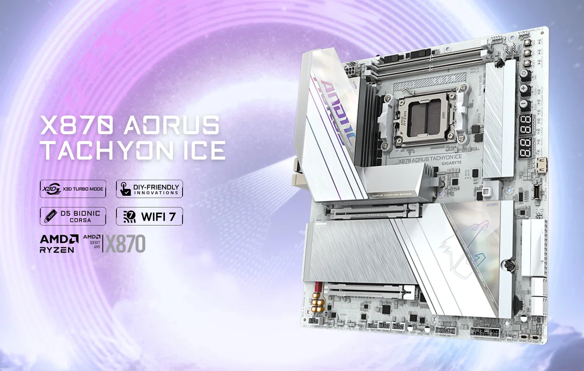 新製品】オーバークロック特化の白基盤マザーボード「X870 AORUS
