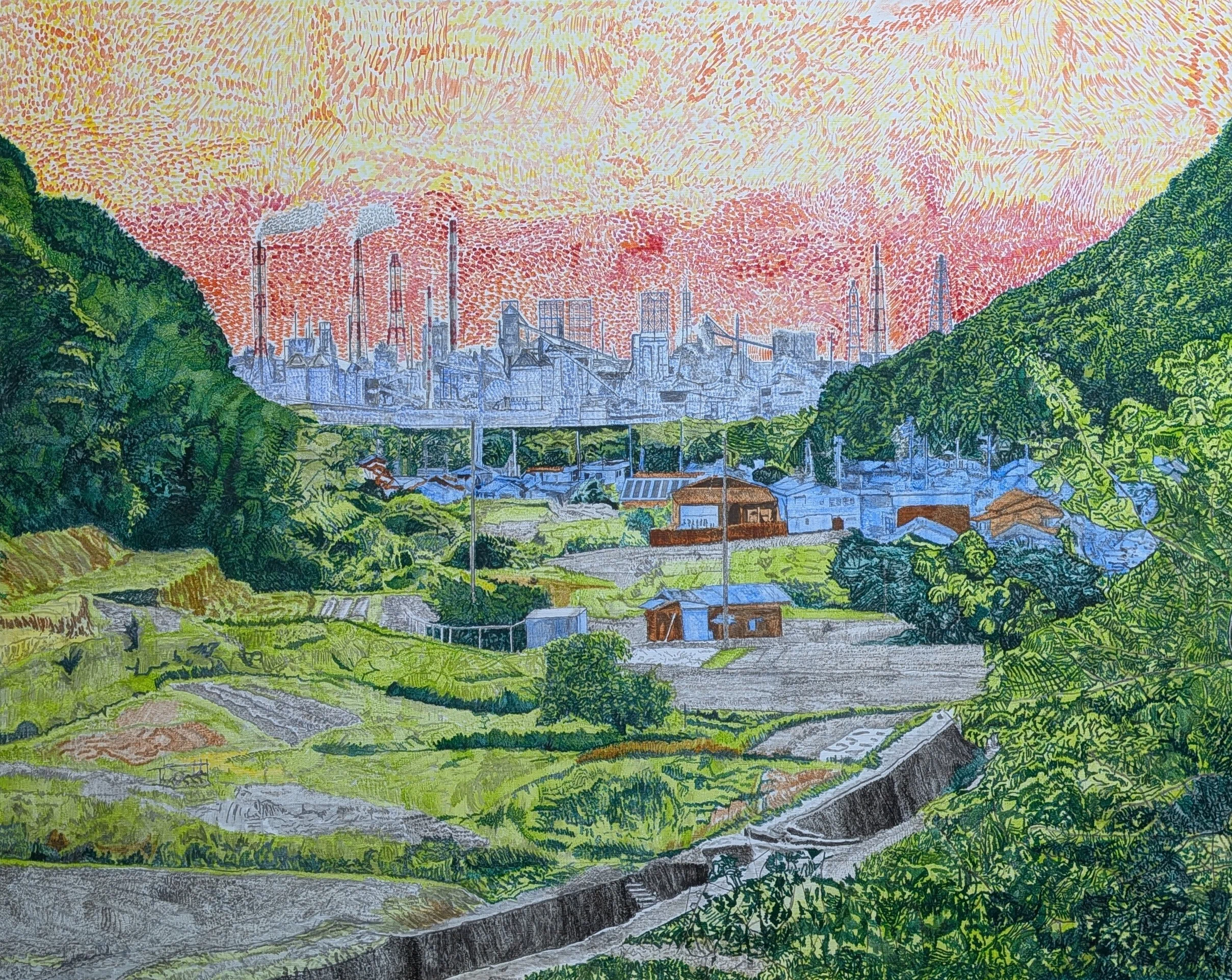 Step67】「交錯」油彩画｜瑞島 魁祐（みずしま かいゆう）