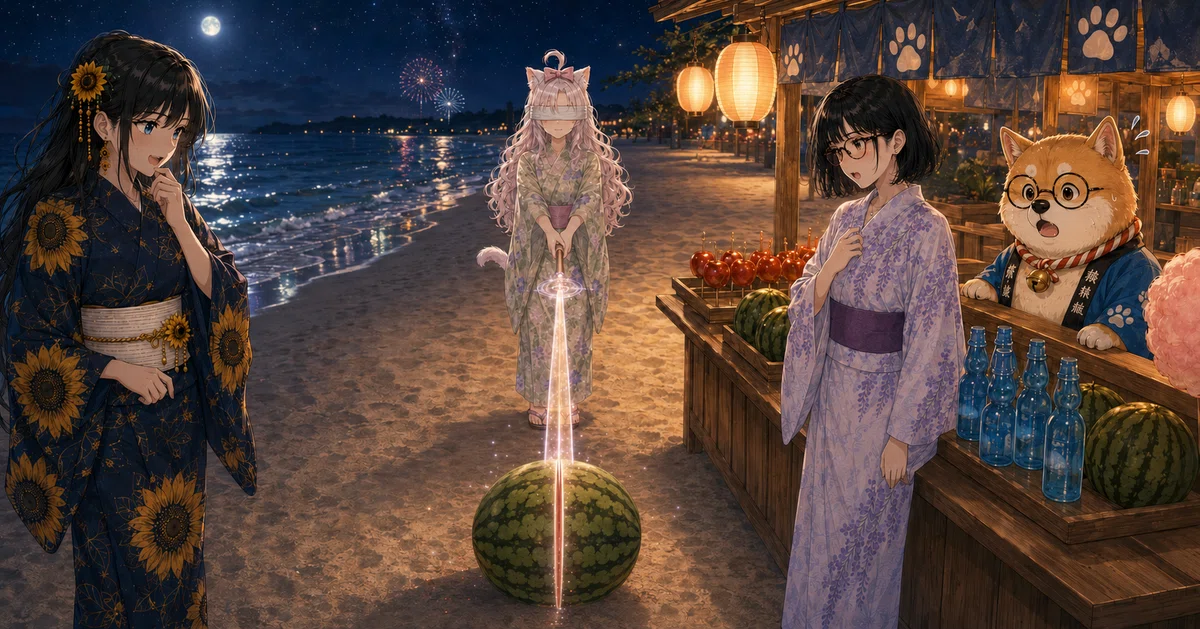 魔法使ったら「それは反則」って言われちゃった🥺🍉