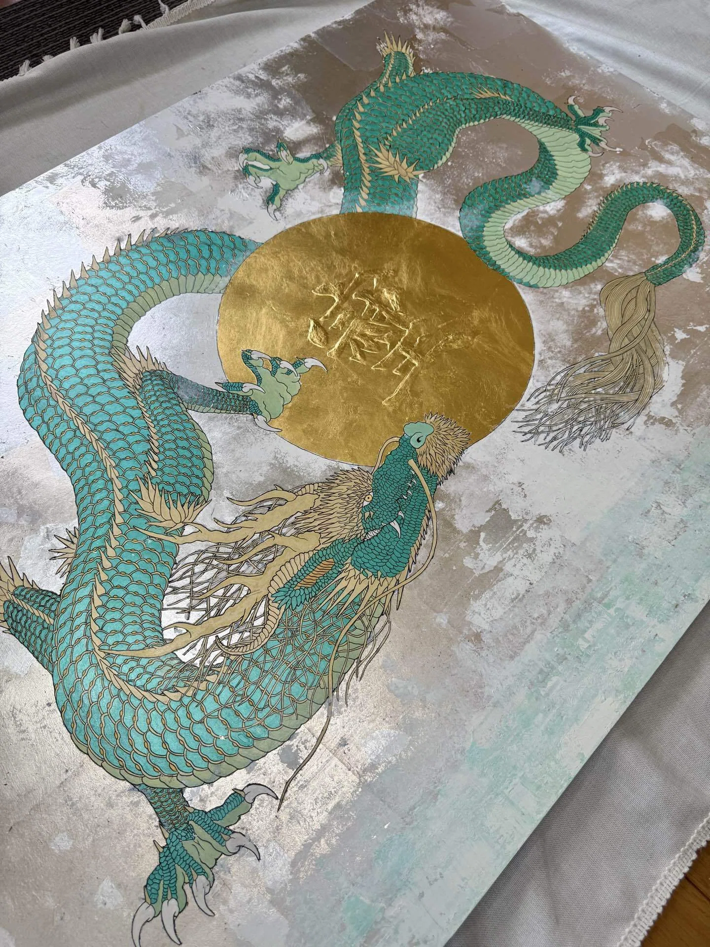 そしじ】龍神まぐ愛アート新作完成｜たくま｜龍神まぐ愛アーティスト