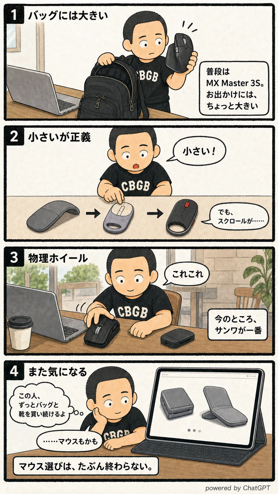 マウス選びは終わらない｜Ken Tamura