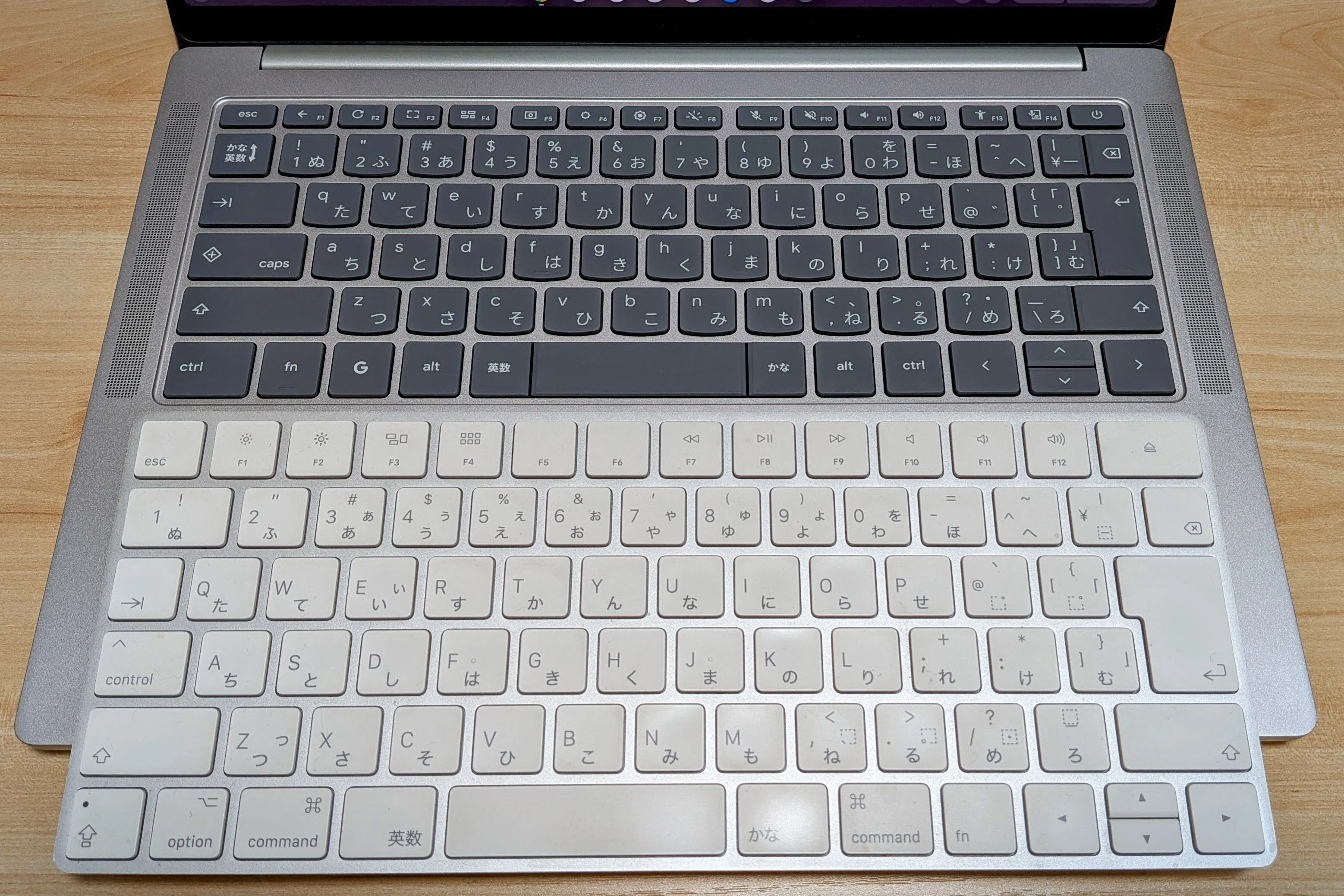 キーボードの打鍵感比較（Lenovo Chromebook Plus Gen10 vs Apple