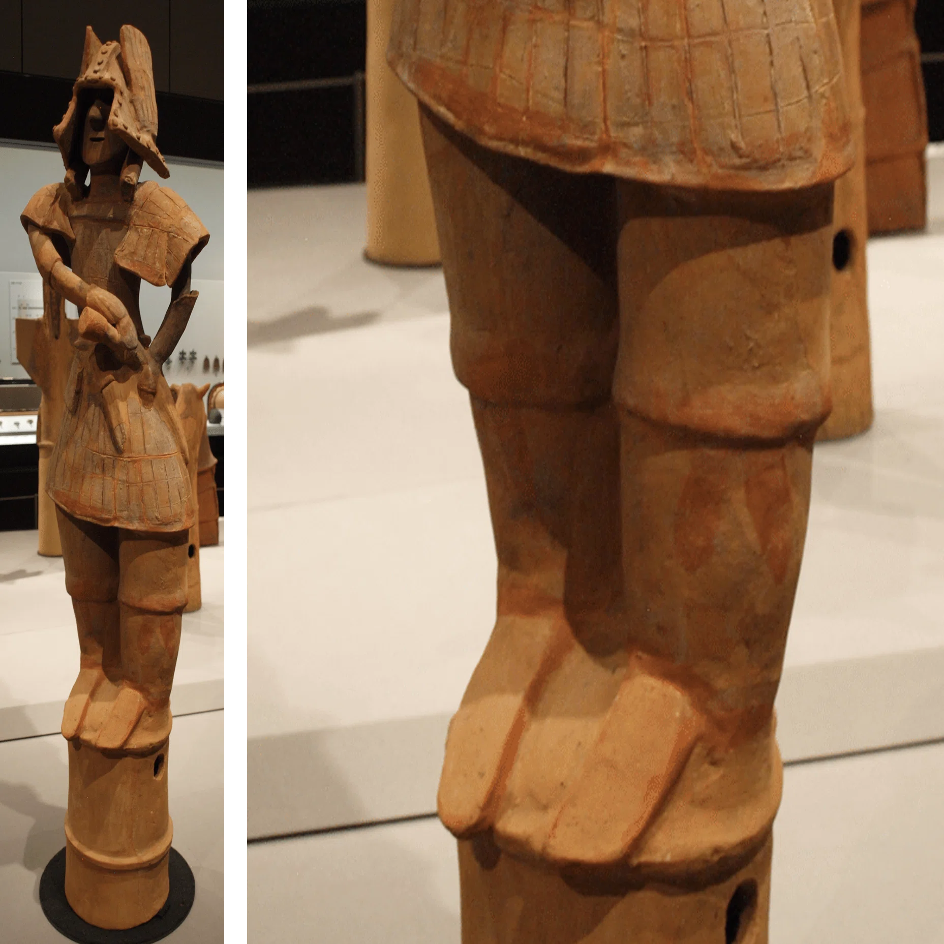 ただ今展示中⑬《埴輪 杯を捧げる女子》古墳時代・6世紀、東京国立