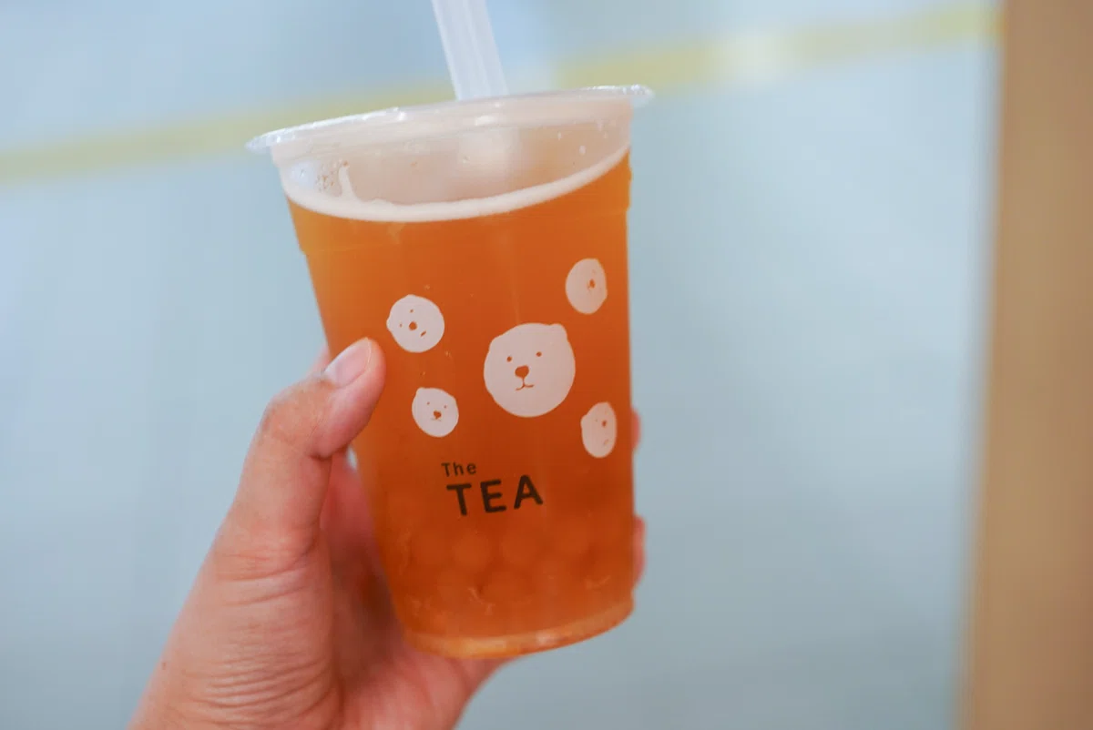 THE TEA 札幌 タピオカ 柚子青ティー