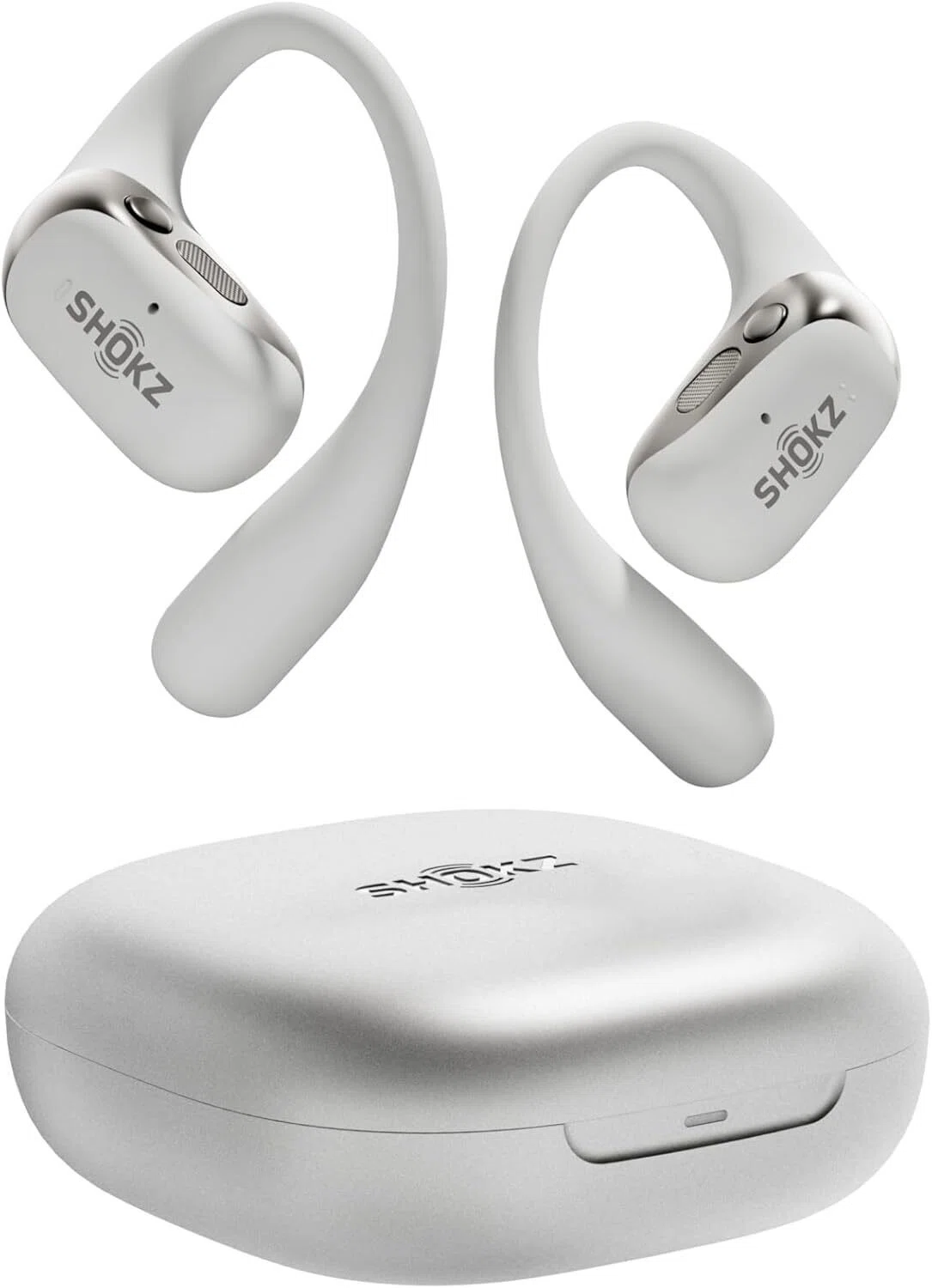 【美品】SHOKZ OpenFit 2+ グレー (ワイヤレス充電) Shokz OpenFit 2+ のレビュー・口コミ評判と特徴 「添える」装着感と
