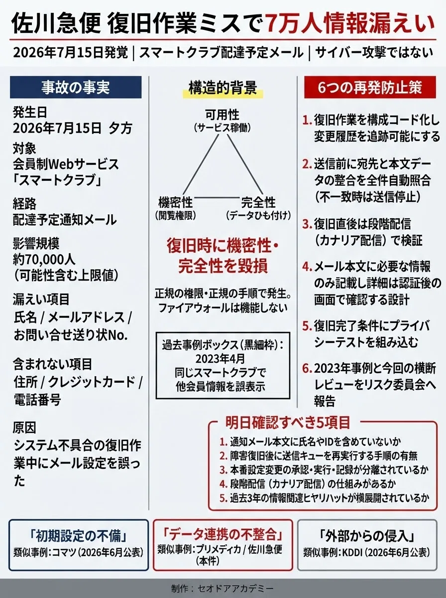 2023年の教訓は、なぜ7万人を守れなかったのか。佐川急便「スマート