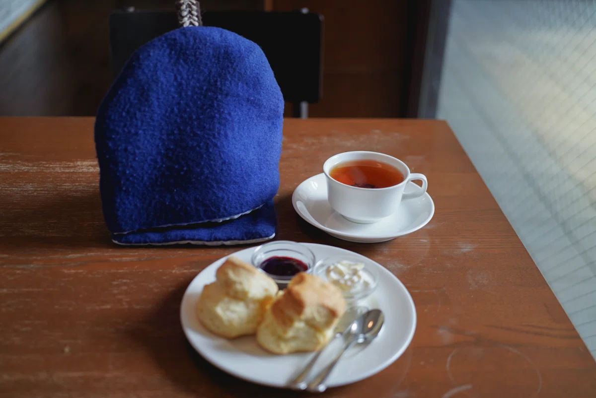 札幌 円山 紅茶専門店 サロンドテアズ スコーンセット