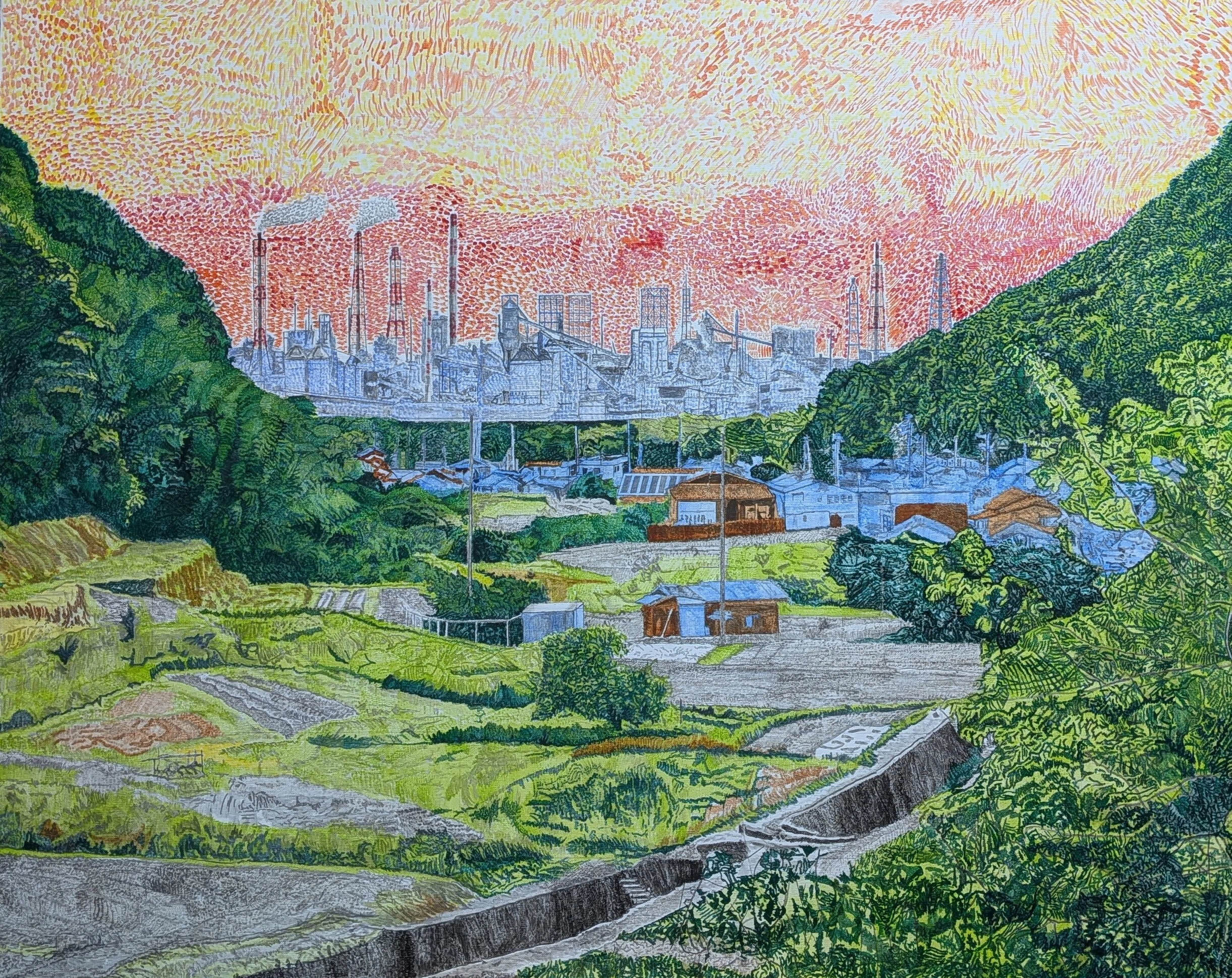Step68】「交錯」油彩画｜瑞島 魁祐（みずしま かいゆう）