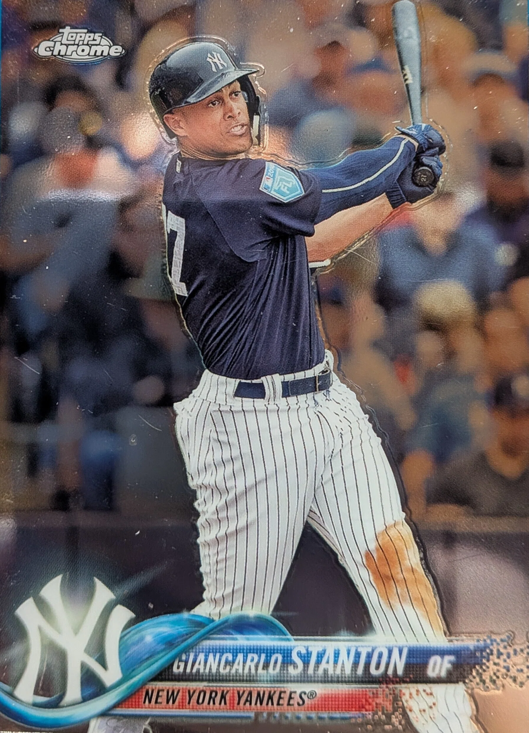 Topps ジャンカルロ スタントン コレクション】Giancarlo Stanton(2018 Topps Chrome #186)｜naoto
