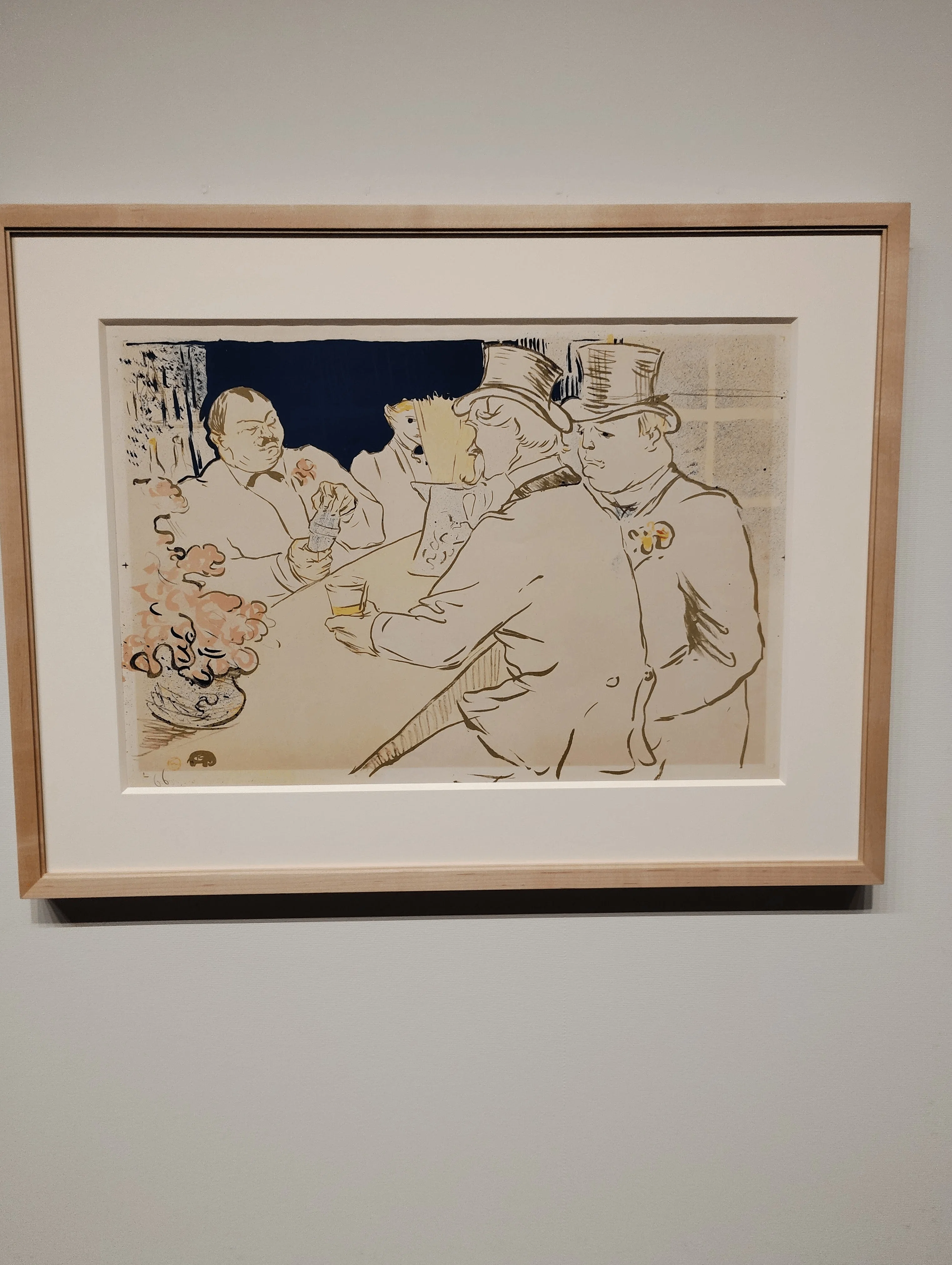 2-2 ロートレックの色付きリトグラフが13点あります。三菱一号館美術館