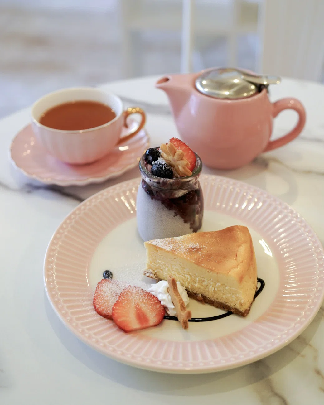 札幌 紅茶店 marble arch cafe スイーツセット