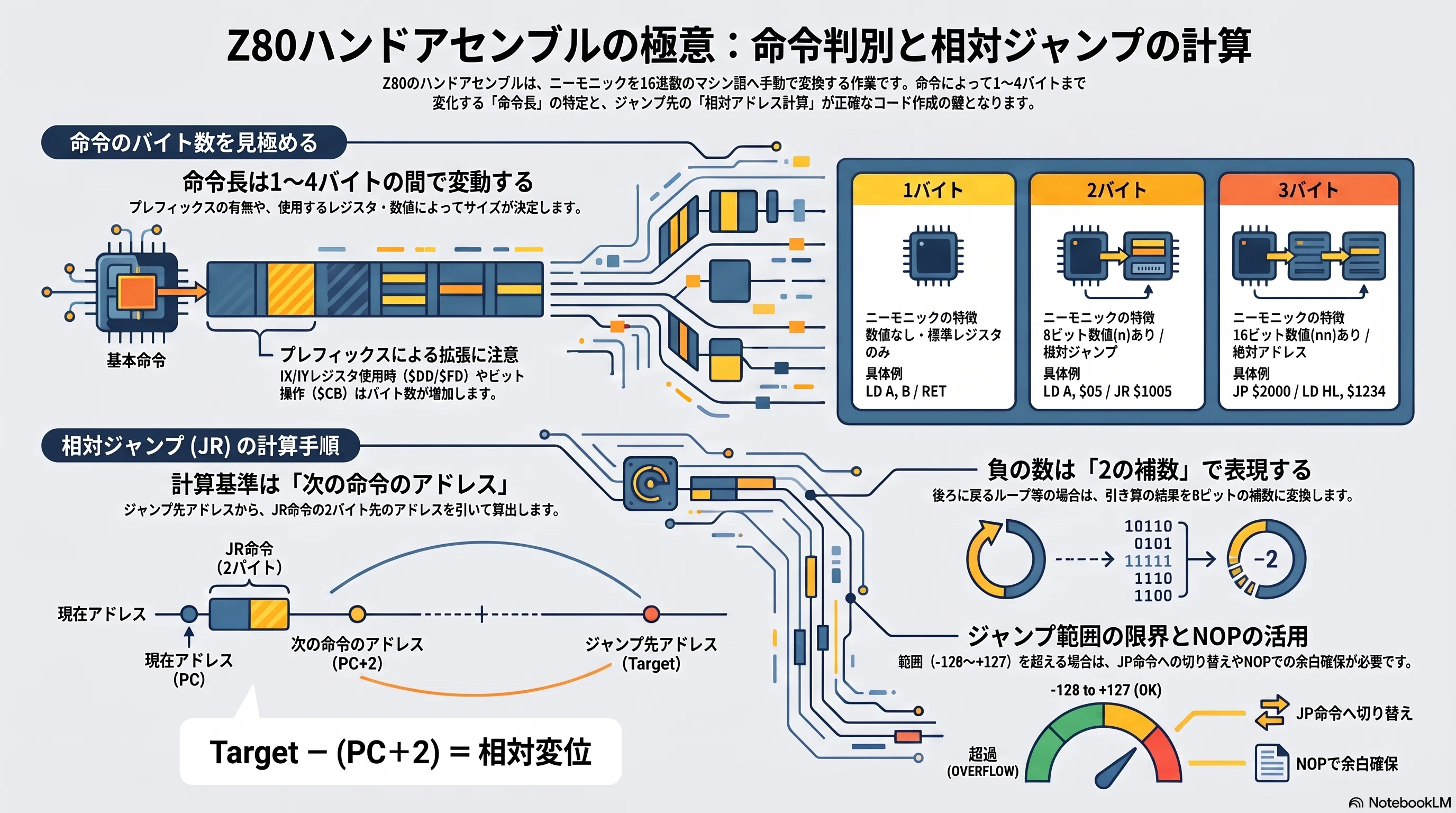 Z80オペコード：美しきザイログ・ニーモニックと、ハンドアセンブルの