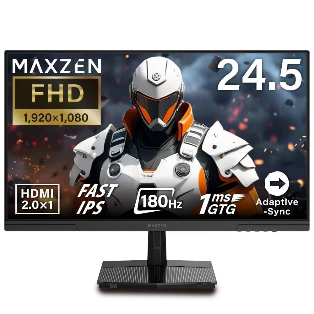 180Hz世代のゲーミングモニター選び 27型WQHDとFHD24.5型、仕様の