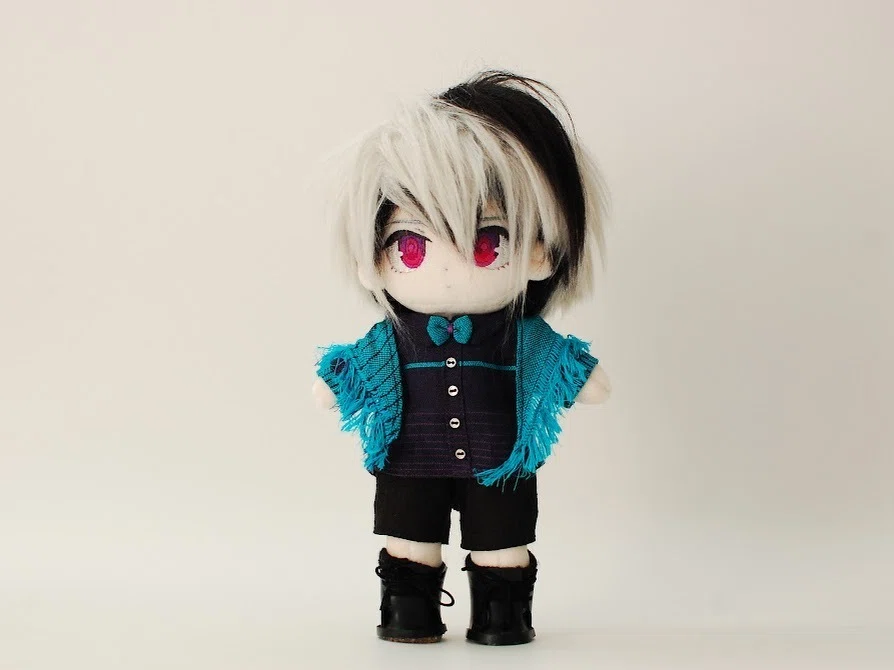 ぬい服作り】ハギレの玉手箱の生地で作る！推しぬいのシャツ（v flower