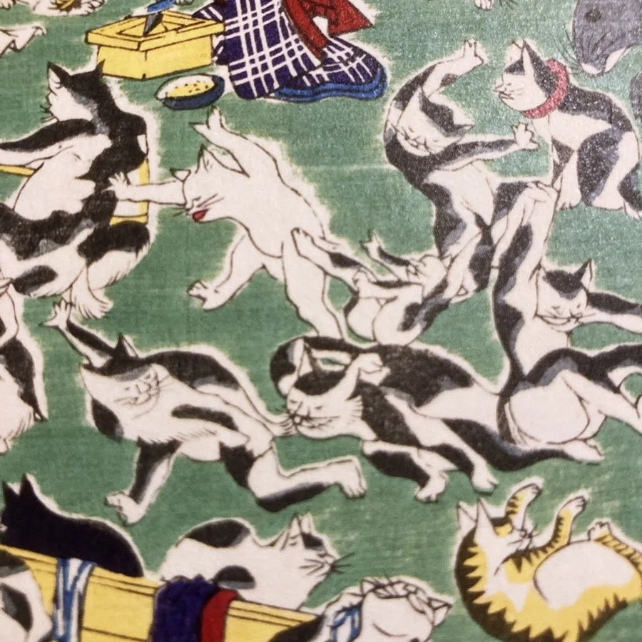 Ukiyo-e 猫百科 ごろごろまるまるネコづくし】本当に猫づくしだった