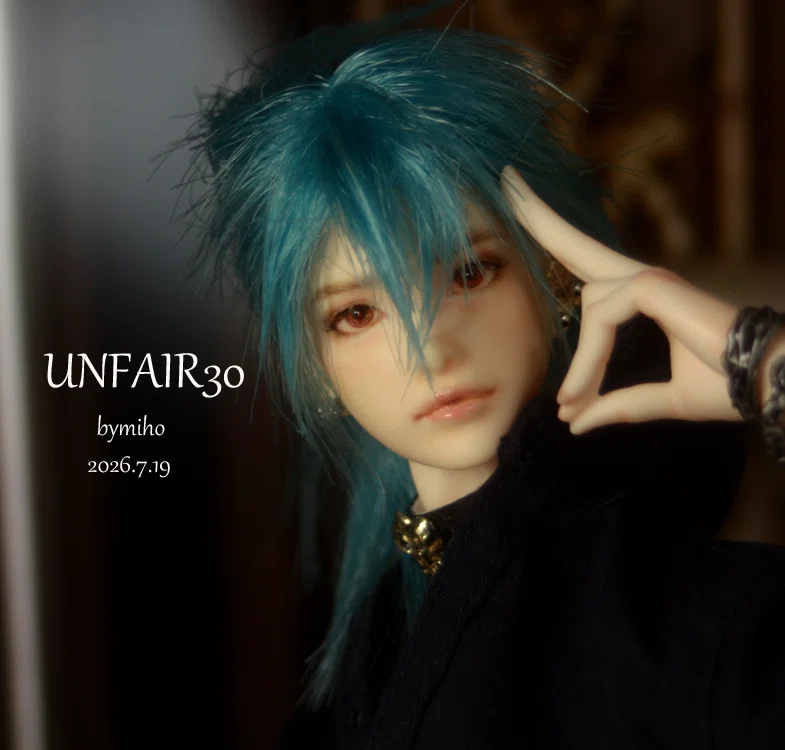 1/6カスタムドールヘッド☆UNFAIR30☆bymiho☆PetWORKs☆LEO☆男子図鑑