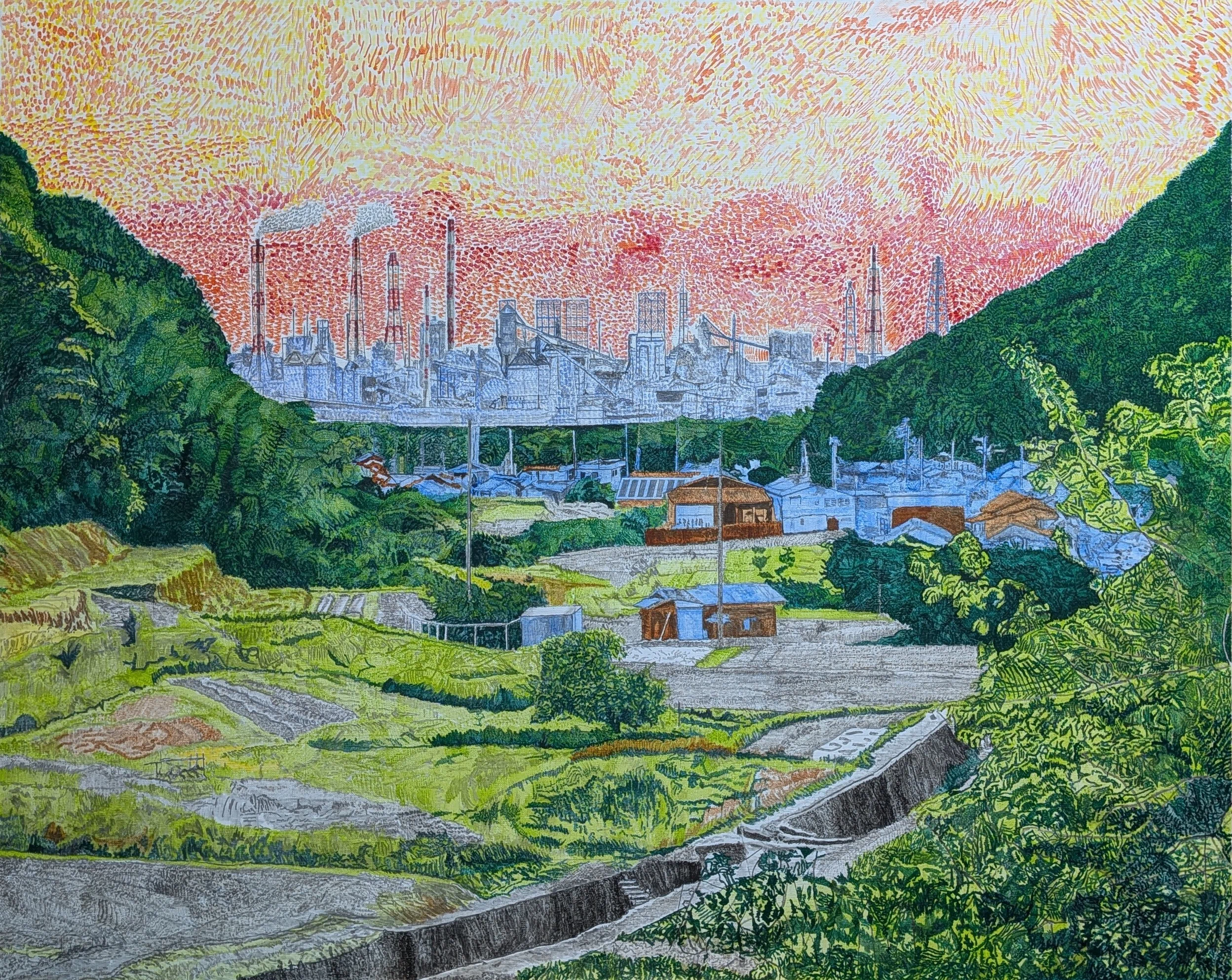 Step71】「交錯」油彩画｜瑞島 魁祐（みずしま かいゆう）