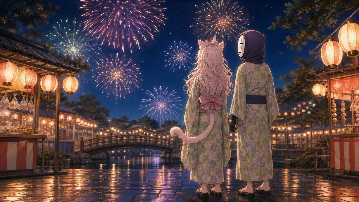 おそろいの浴衣、着てもらえて嬉しかったな〜✨