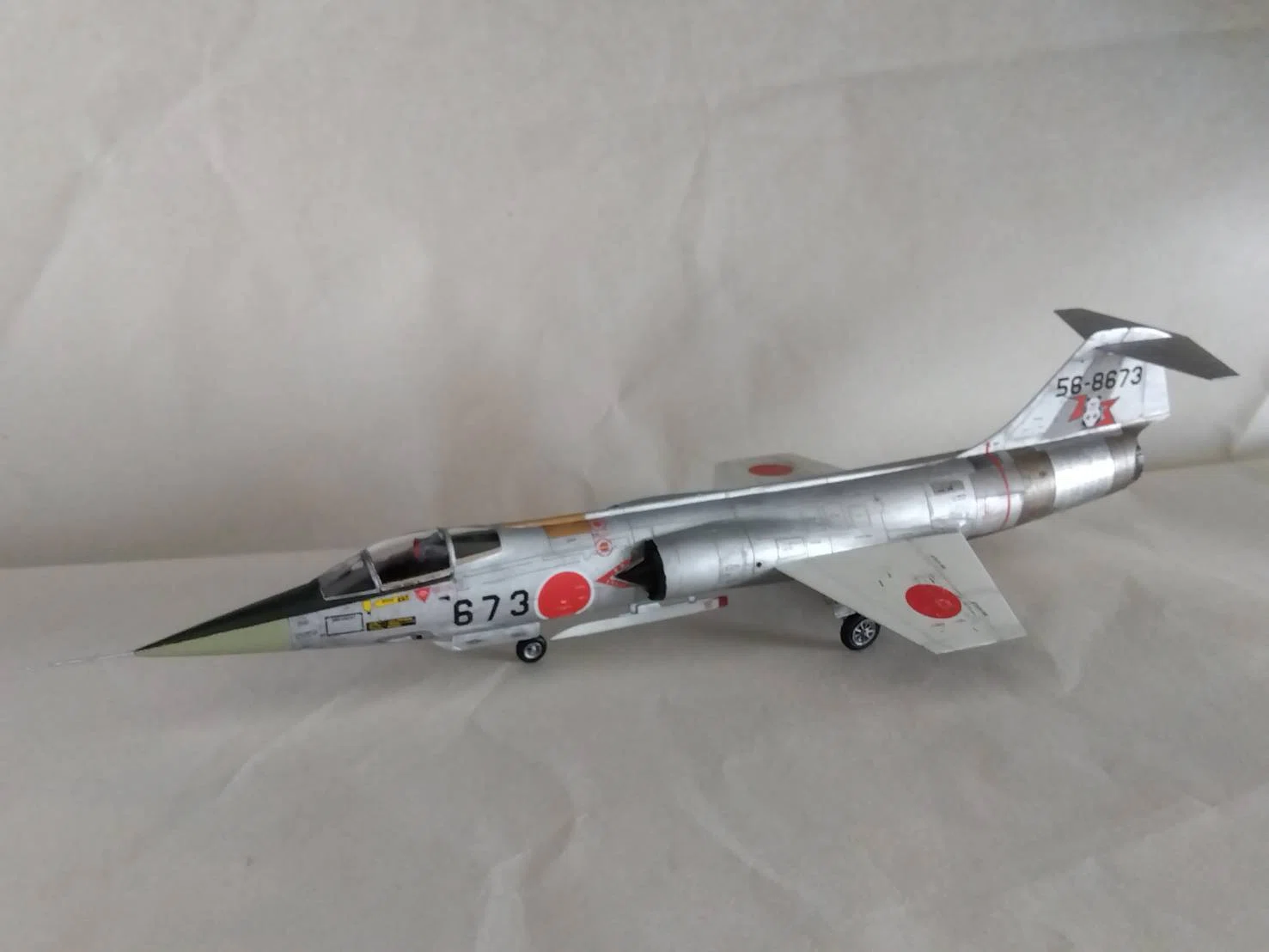 F-104Jスターファイター（ハセガワ1/72）#12～完成！｜はりす筆塗りぷらも