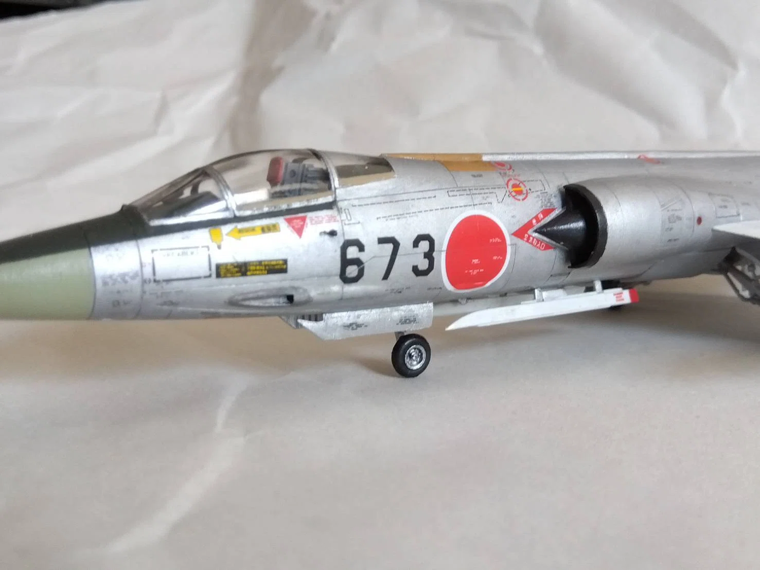 F-104Jスターファイター（ハセガワ1/72）#12～完成！｜はりす筆塗りぷらも