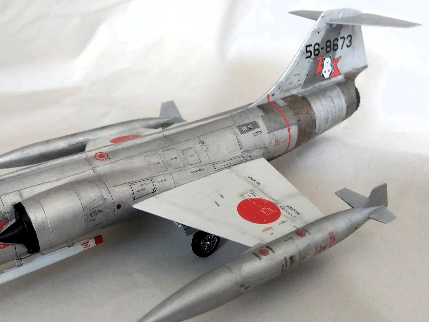 F-104Jスターファイター（ハセガワ1/72）#12～完成！｜はりす筆塗りぷらも