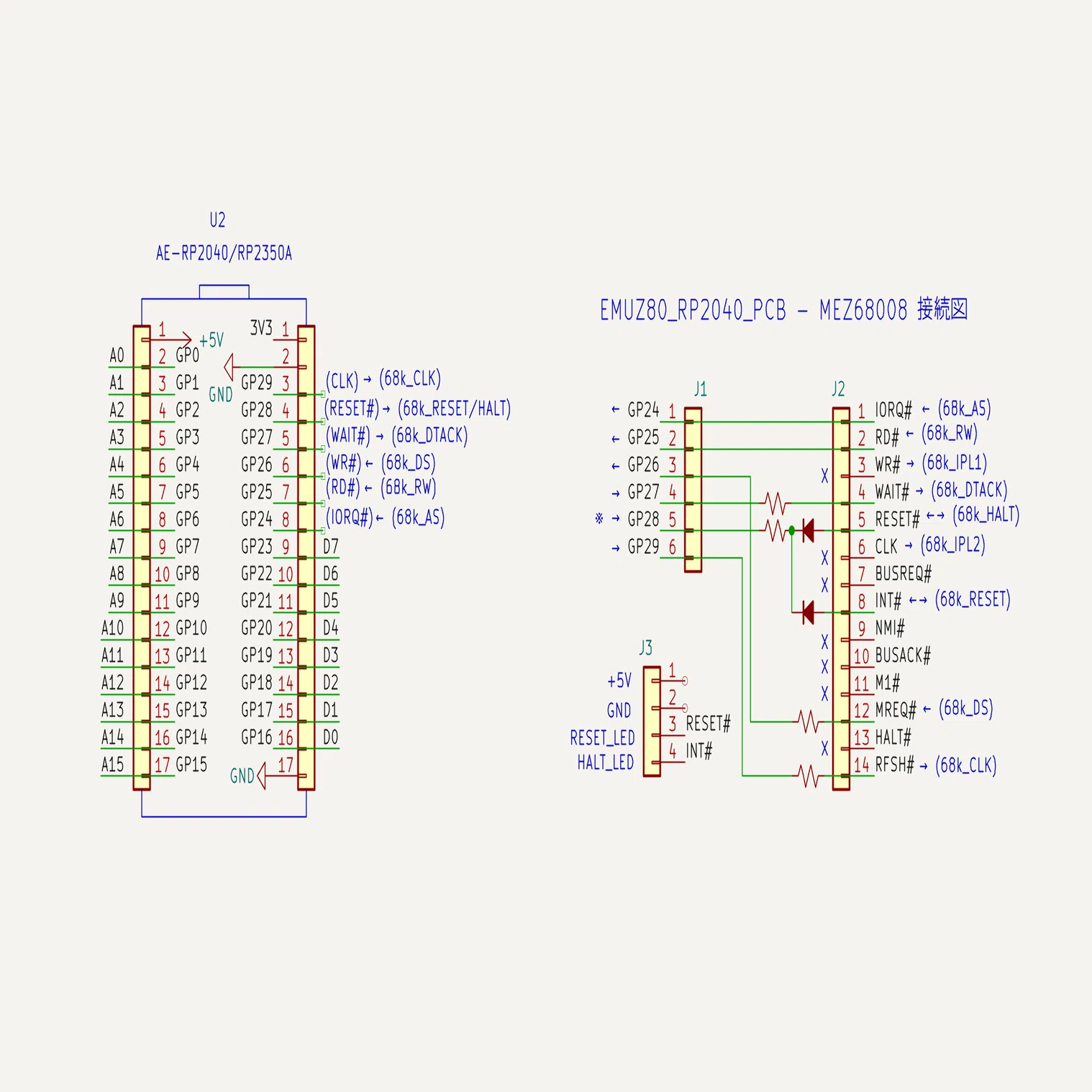 EMUZ80_RP2040でMC68008を動かしてみた！ LチカからEhBASICまで【68k