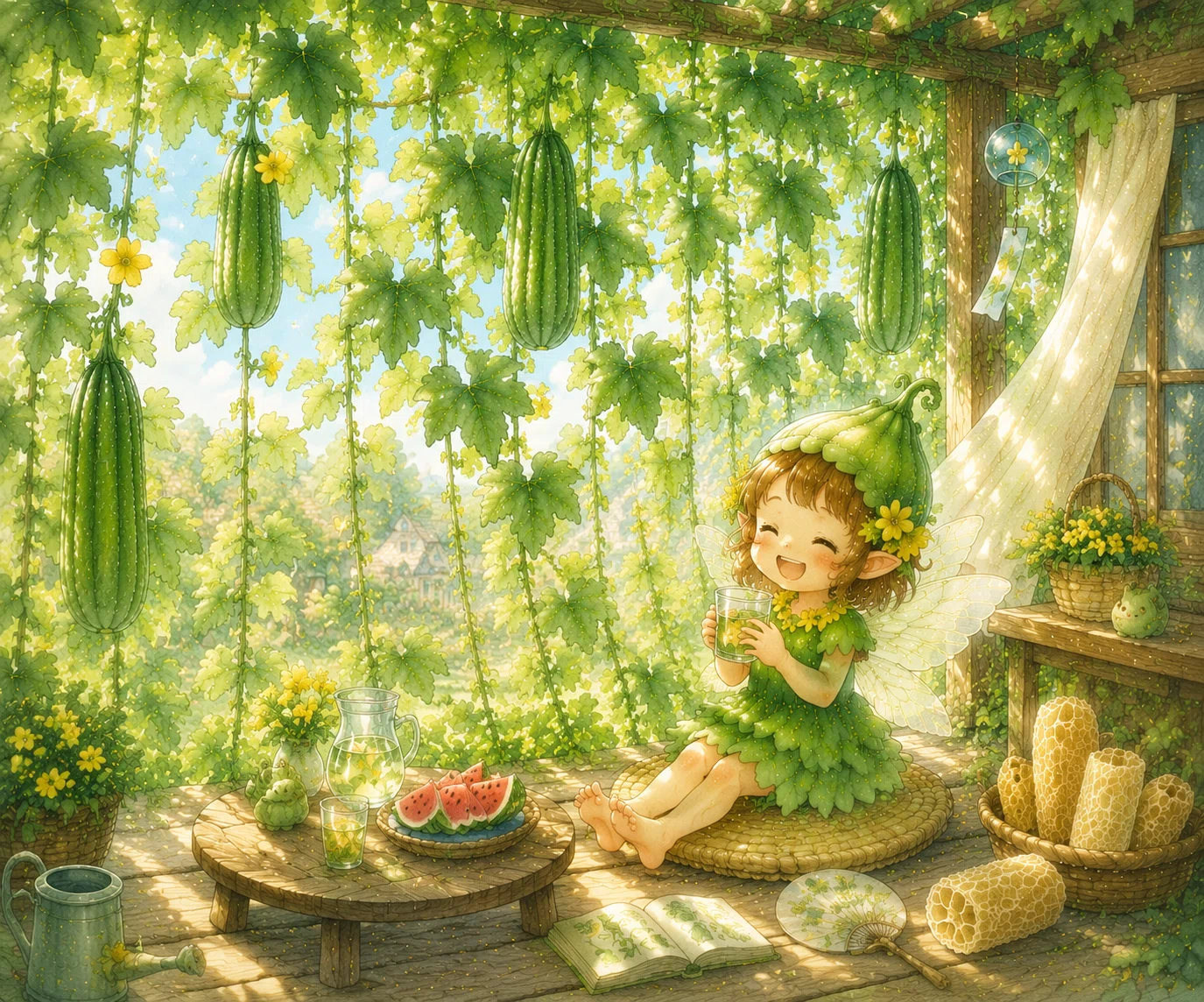 花の街図鑑|妖精さんイラストPart6🧚｜ポワポワ