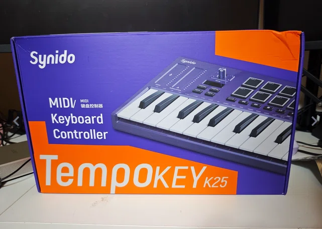 超初心者レビュー】Synido K25を買ってみた【中華MIDI25鍵盤】｜重藤 六