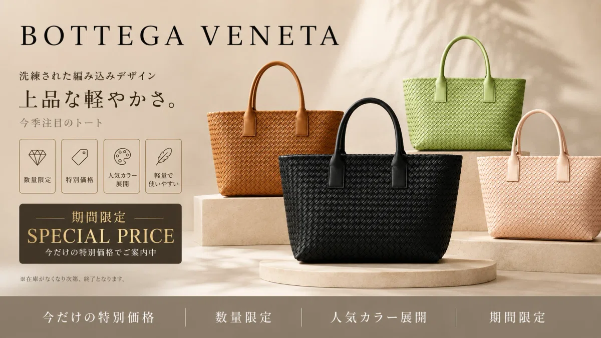 BOTTEGA VENETA】堀田真由さん着用ミディアムトートバッグ｜イントレ