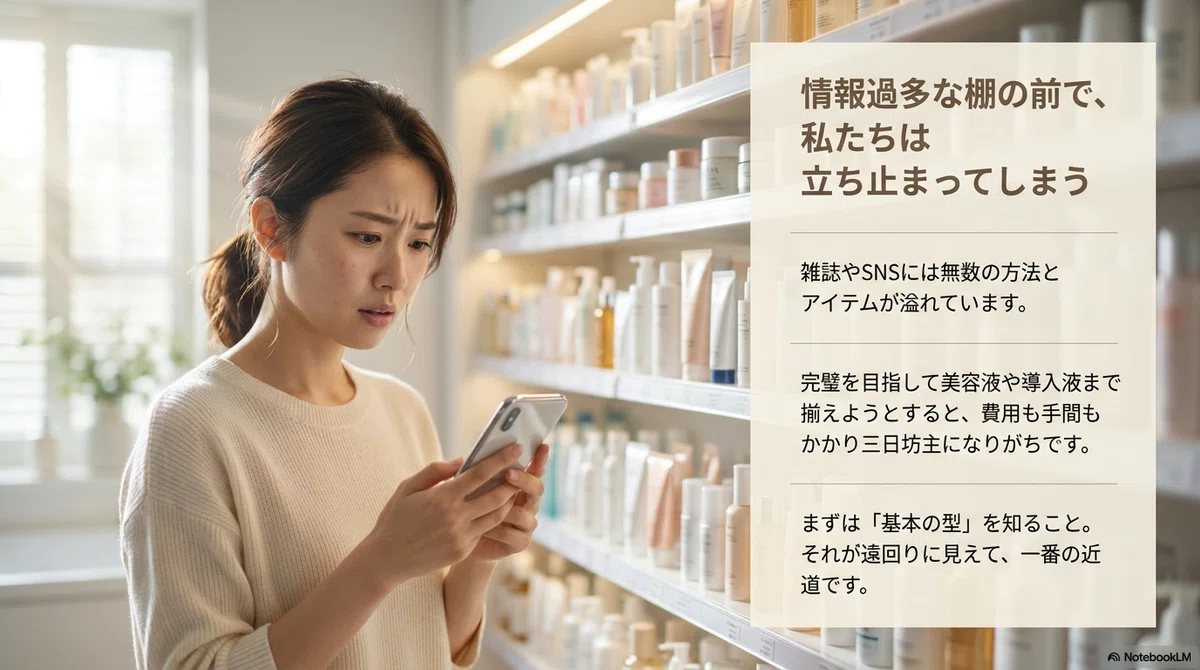 スキンケアの基本:スキンケアを始めたいのに何から手をつければいいかわからない