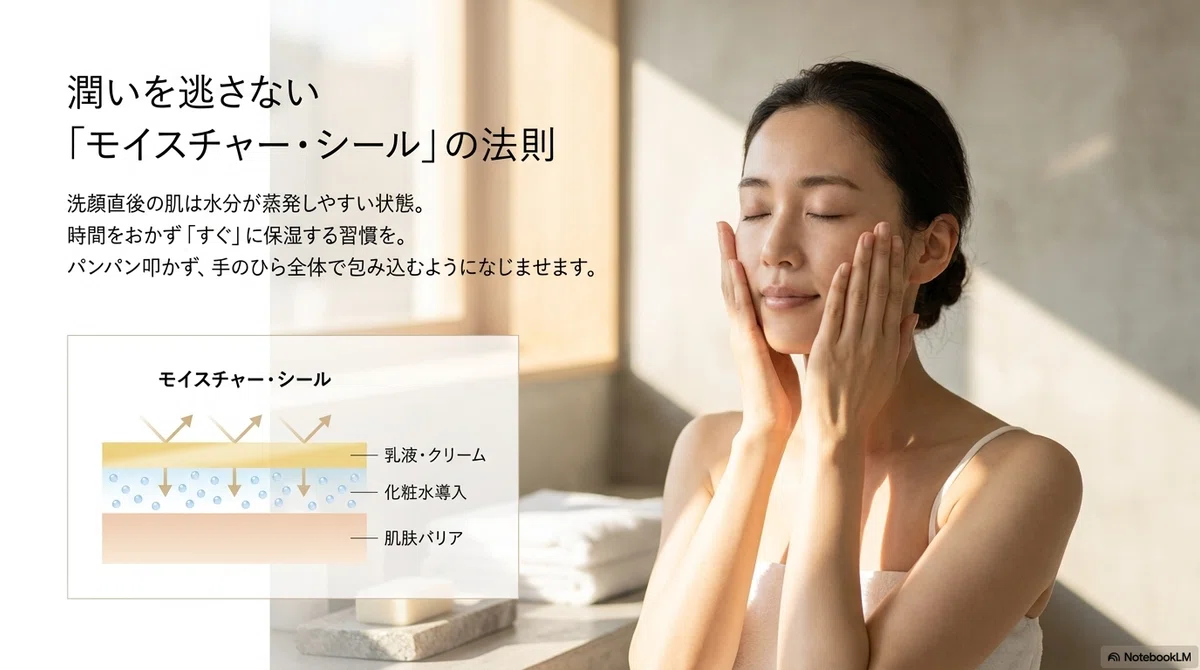 スキンケアの基本:保湿の基本を押さえる